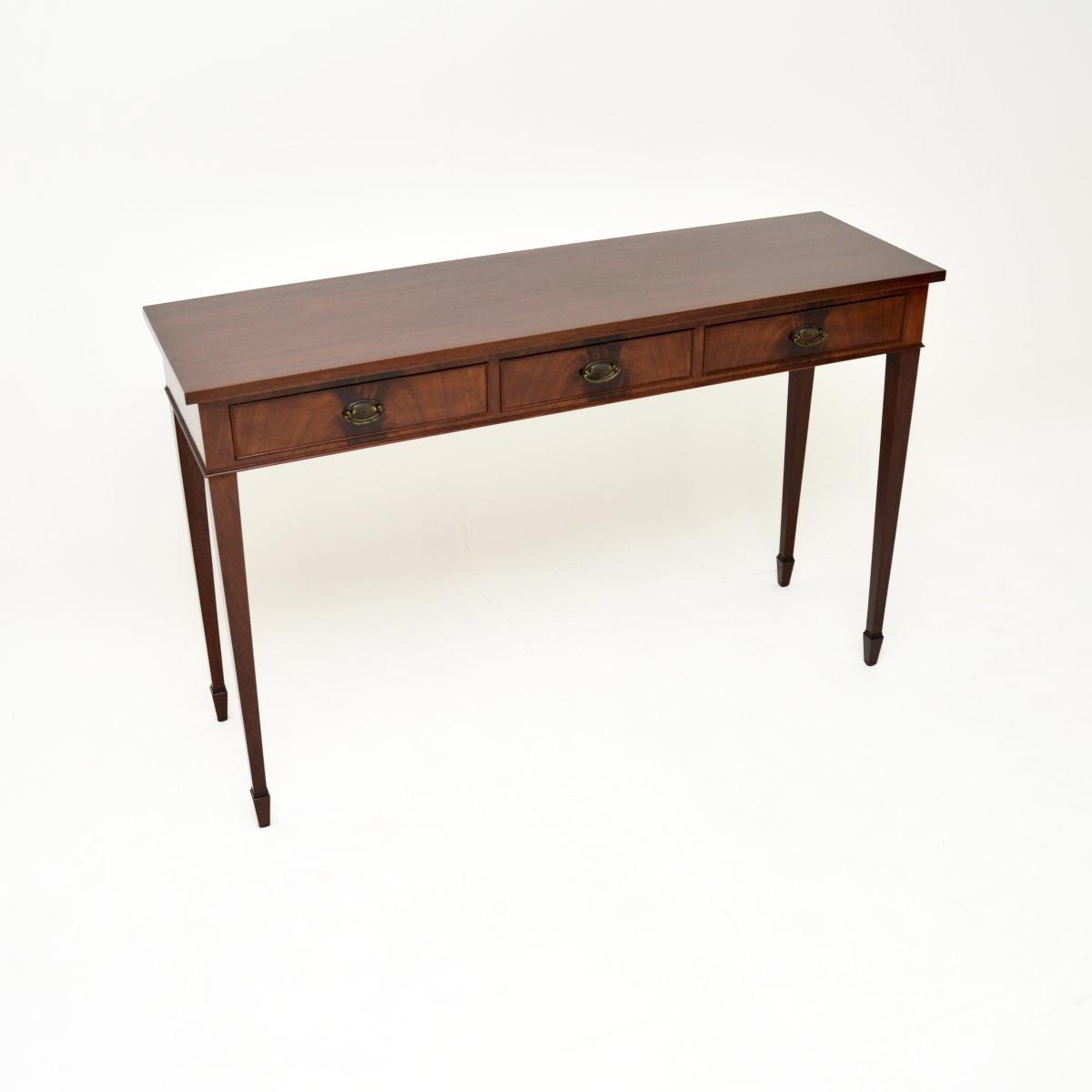 Antique Georgian Style Mahogany Console Table (1 of 10) Antique Georgian Style Mahogany Console Table (1 of 10)