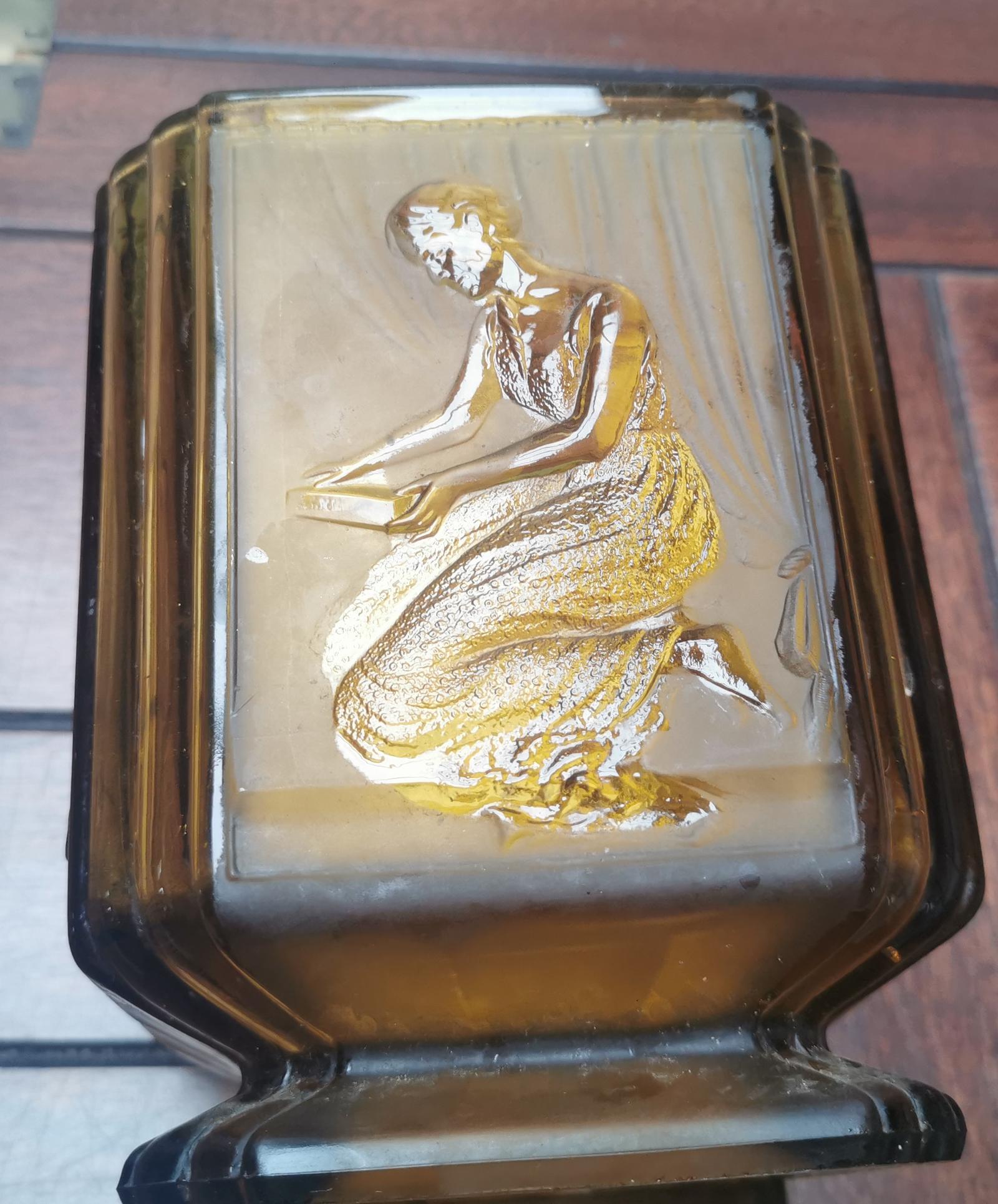 Art Deco Brown Vase (1 of 3)