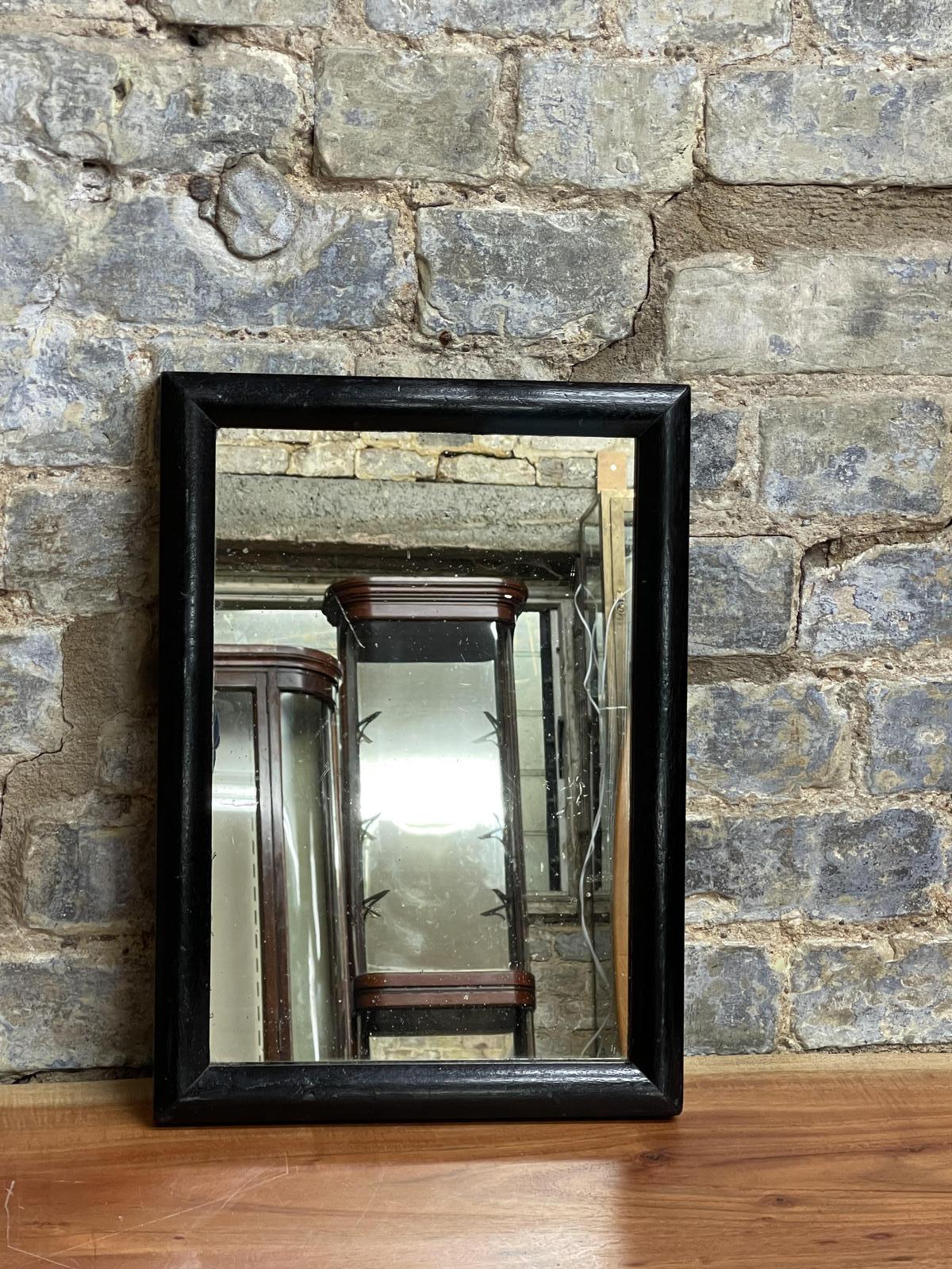 1920s Black Frame Mirror (1 of 1) 1920s Black Frame Mirror (1 of 1)