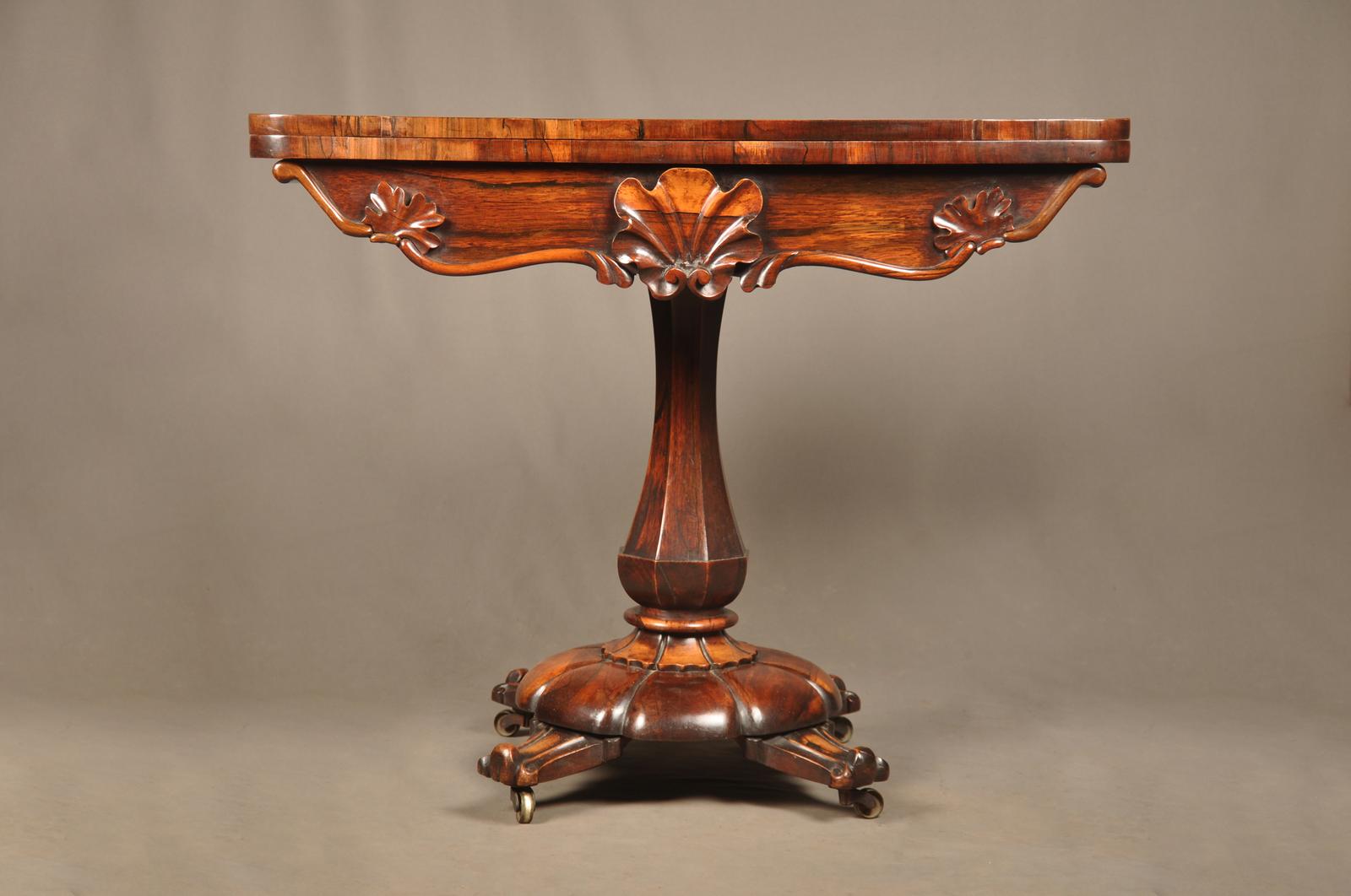 Fine Georgian Rosewood Card Table (1 of 11) Fine Georgian Rosewood Card Table (1 of 11)