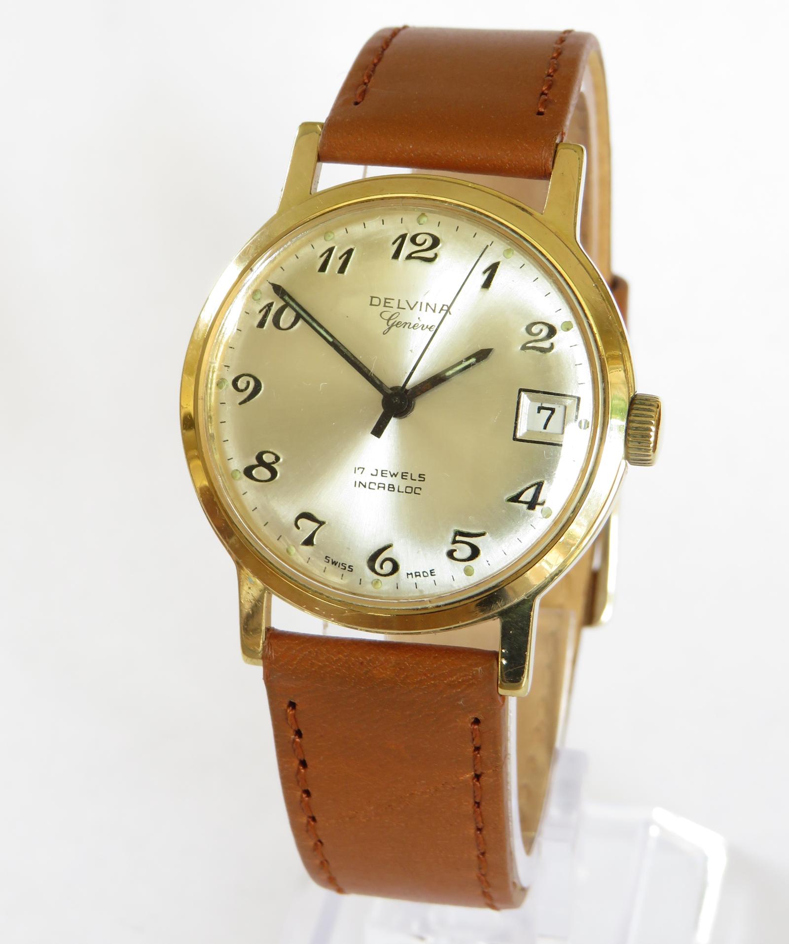 Watch: Gents 1970s Delvina Wrist Watch (1 of 5)