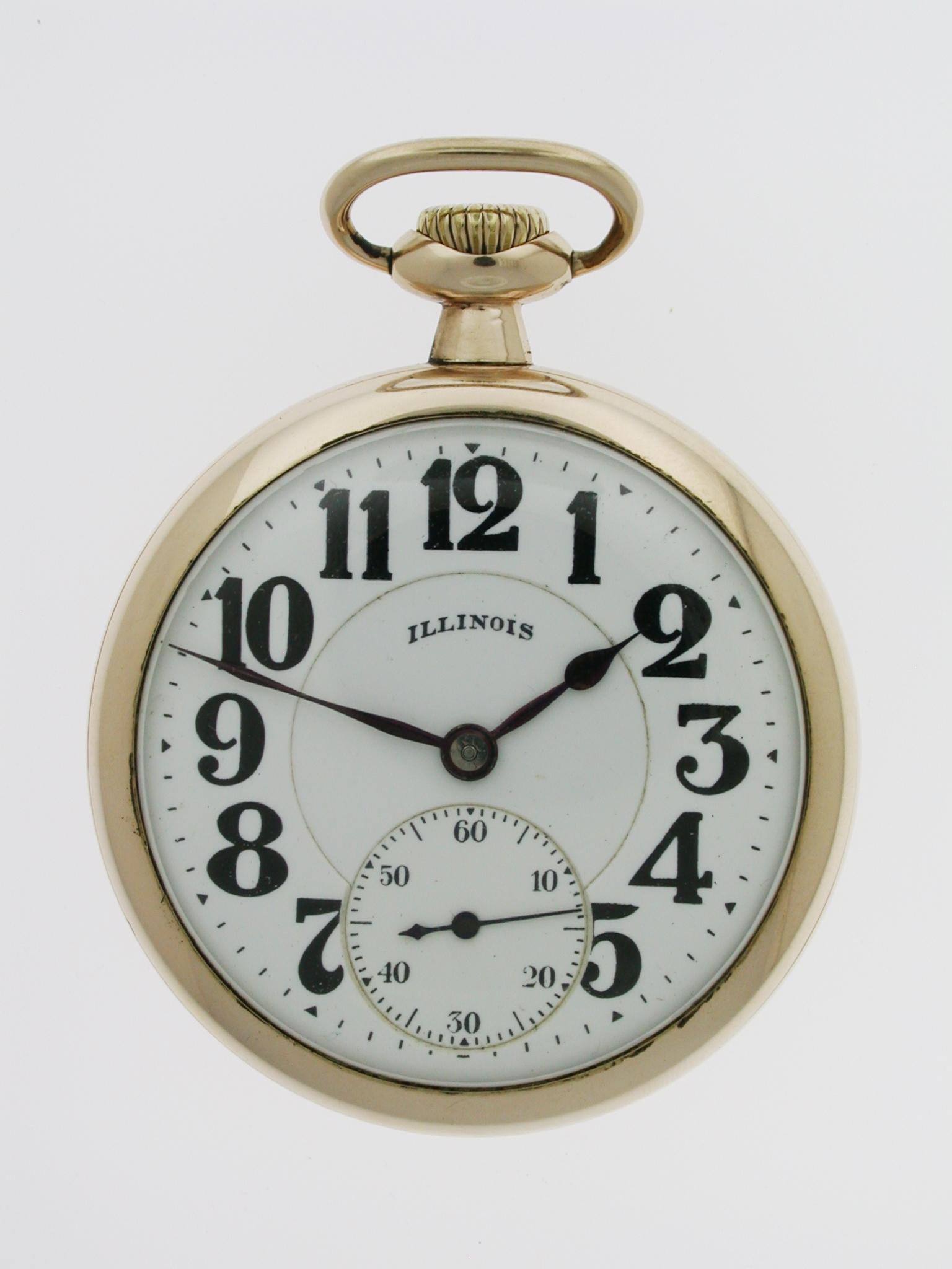 Antique American Illinois Gold Filled Railway Pocket Watch Usa 1922 (1 of 6) Antique American Illinois Gold Filled Railway Pocket Watch Usa 1922 (1 of 6)