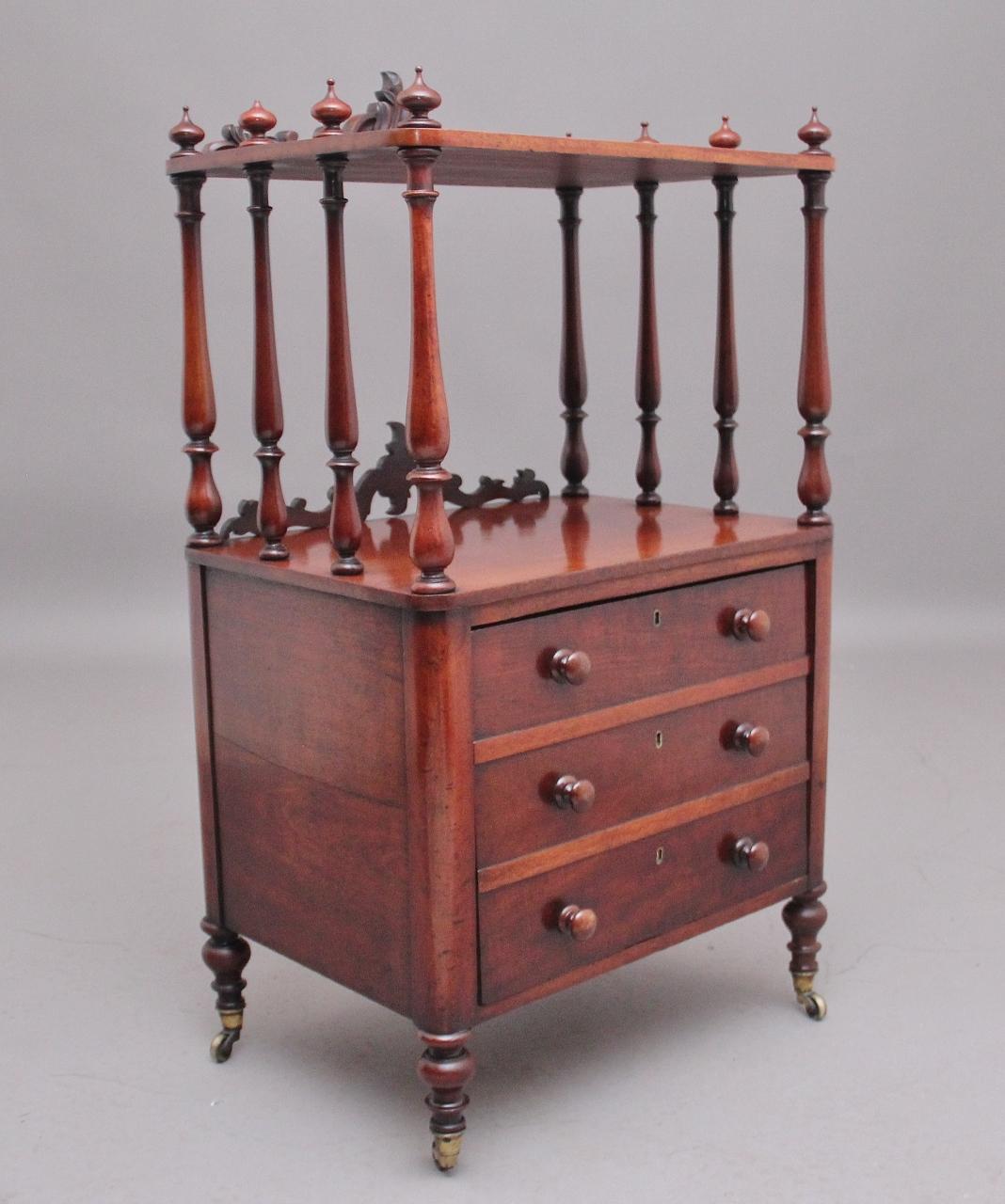 19th Century Antique Mahogany Whatnot with Cellarette (1 of 11)
