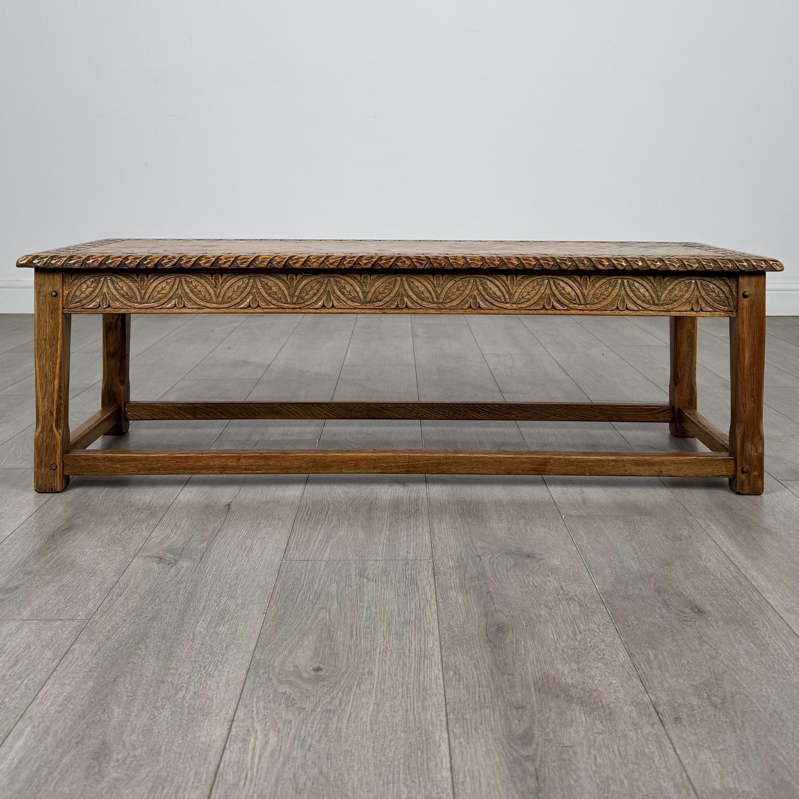 Antique 20th Century Edwardian Coffee Table In Golden Oak (1 of 9) Antique 20th Century Edwardian Coffee Table In Golden Oak (1 of 9)