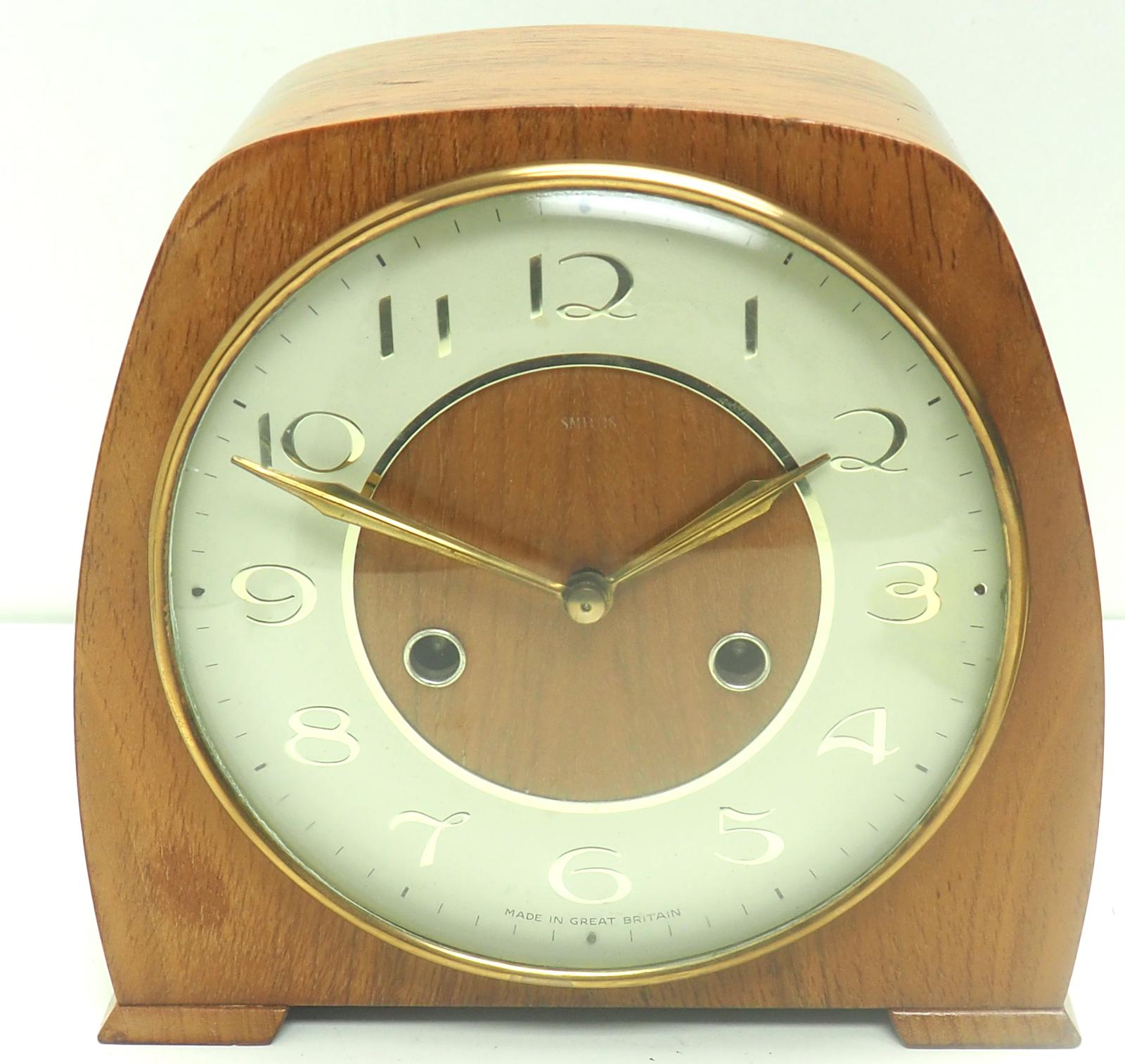 Fine Smiths Art Deco Mantel Clock 8-day Striking Mantle Clock Honey Oak Case (1 of 9) Fine Smiths Art Deco Mantel Clock 8-day Striking Mantle Clock Honey Oak Case (1 of 9)