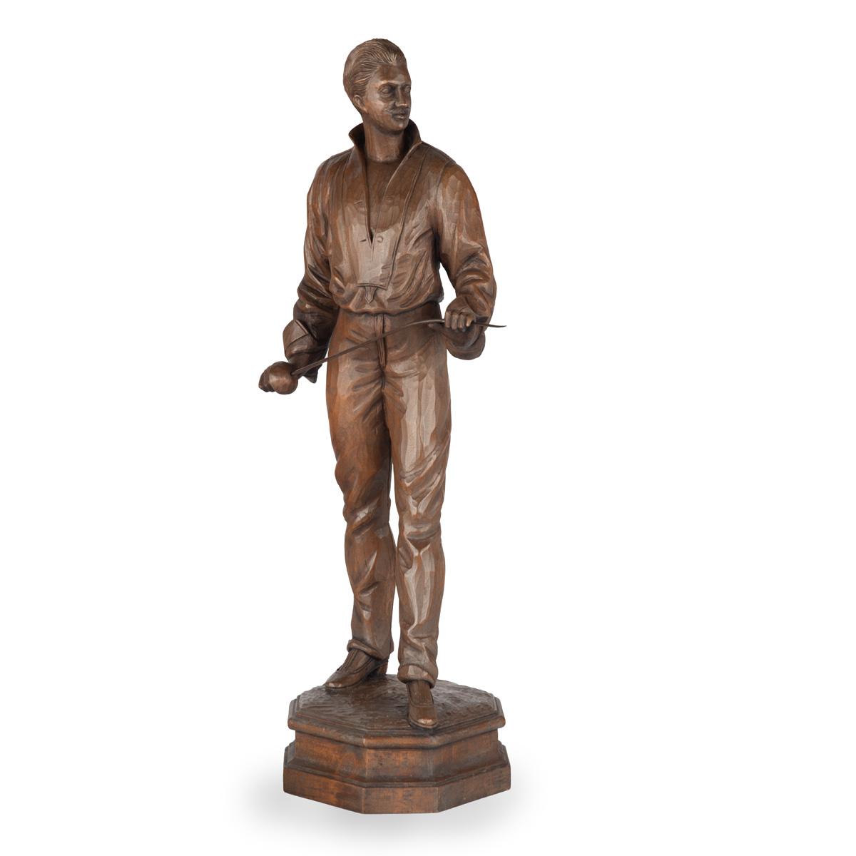 Attractive Walnut Model of Fencer (1 of 7)
