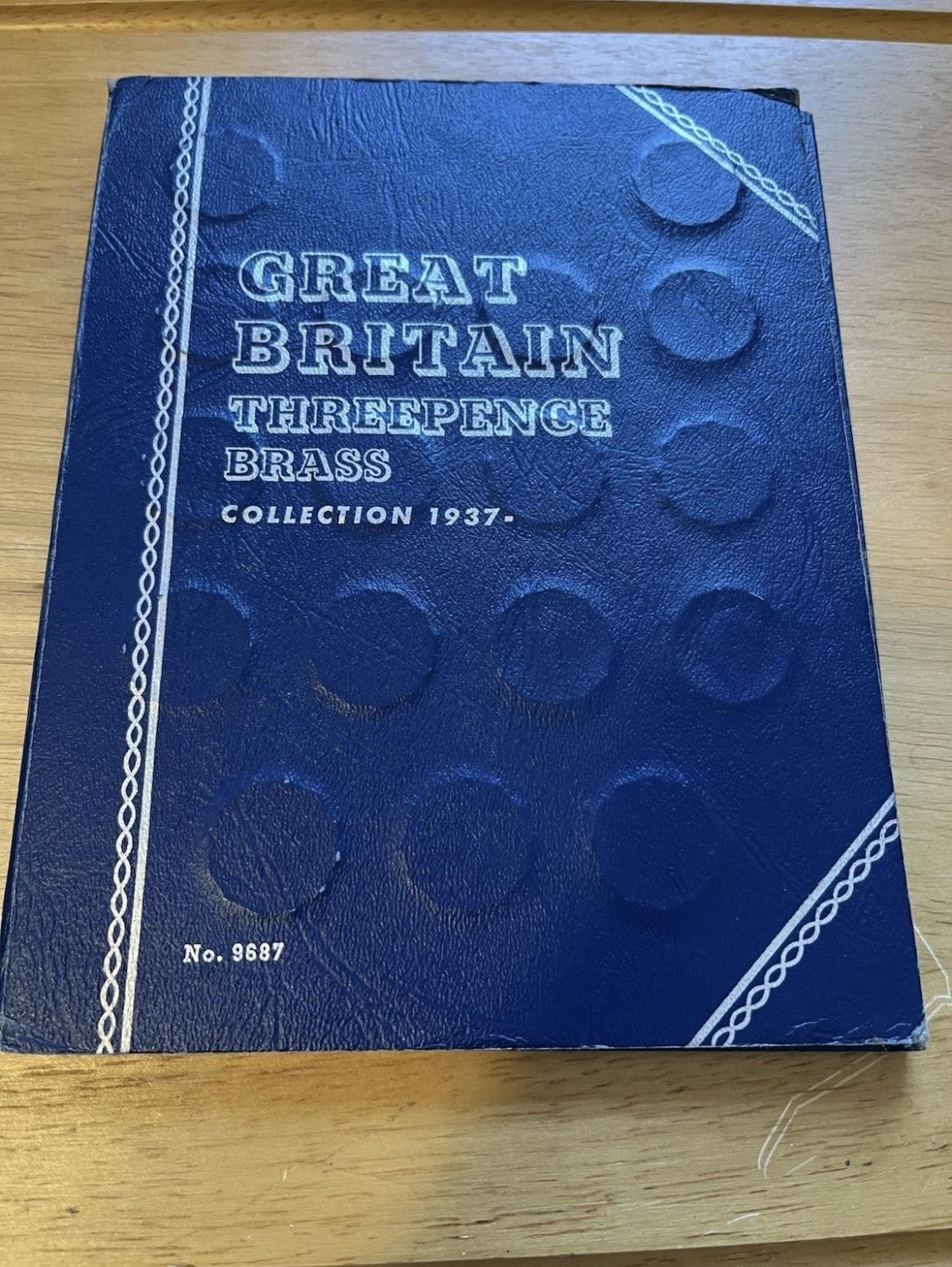 Great Britain Threepence Brass Collection 1937-1967 (1 of 14)