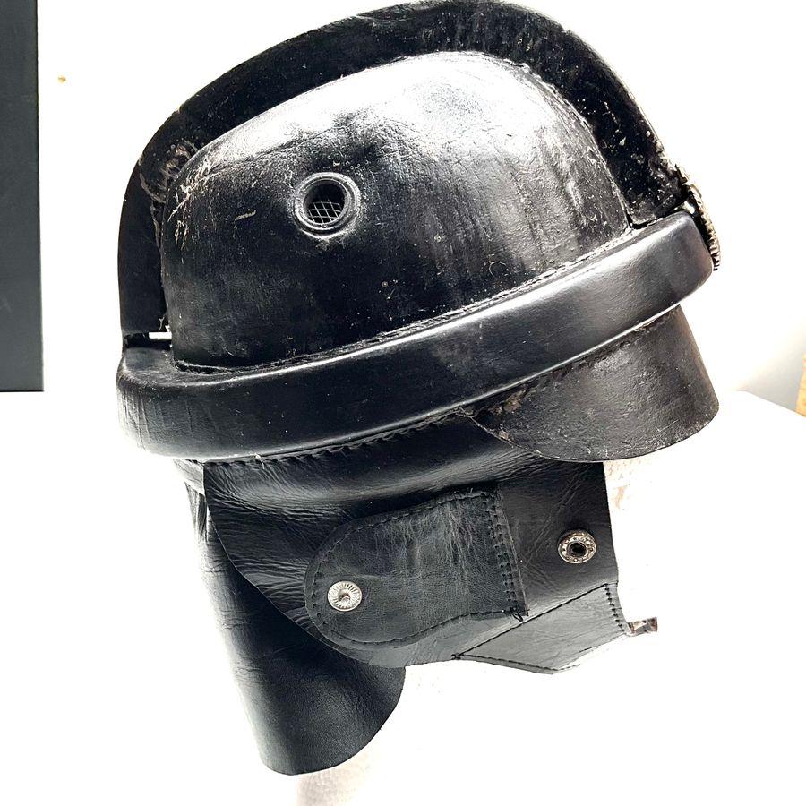 N.S.K.K MOTOR CYCLISTS HELMET 1930'S (1 of 12)