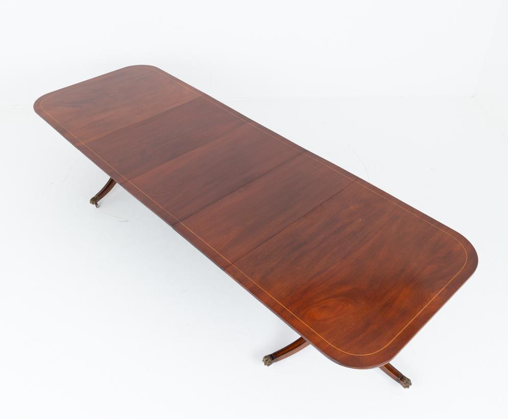 Mahogany Regency Revival Dining Table (1 of 12)