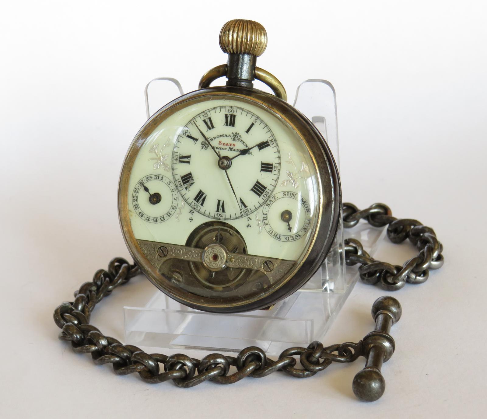 Antique Hebdomas Pocket Watch with Day / Date LA346672