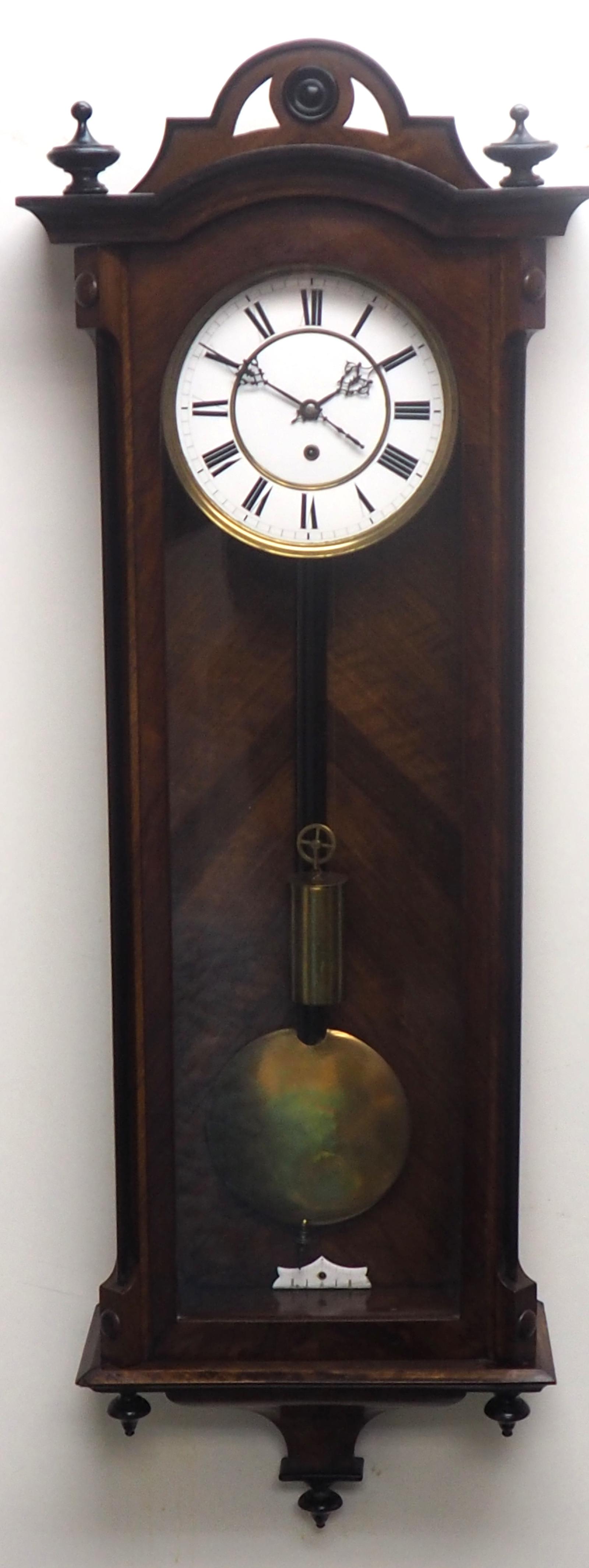 Victorian German Vienna 8-day Regulator Single Weight Wall Clock (1 of 11) Victorian German Vienna 8-day Regulator Single Weight Wall Clock (1 of 11)