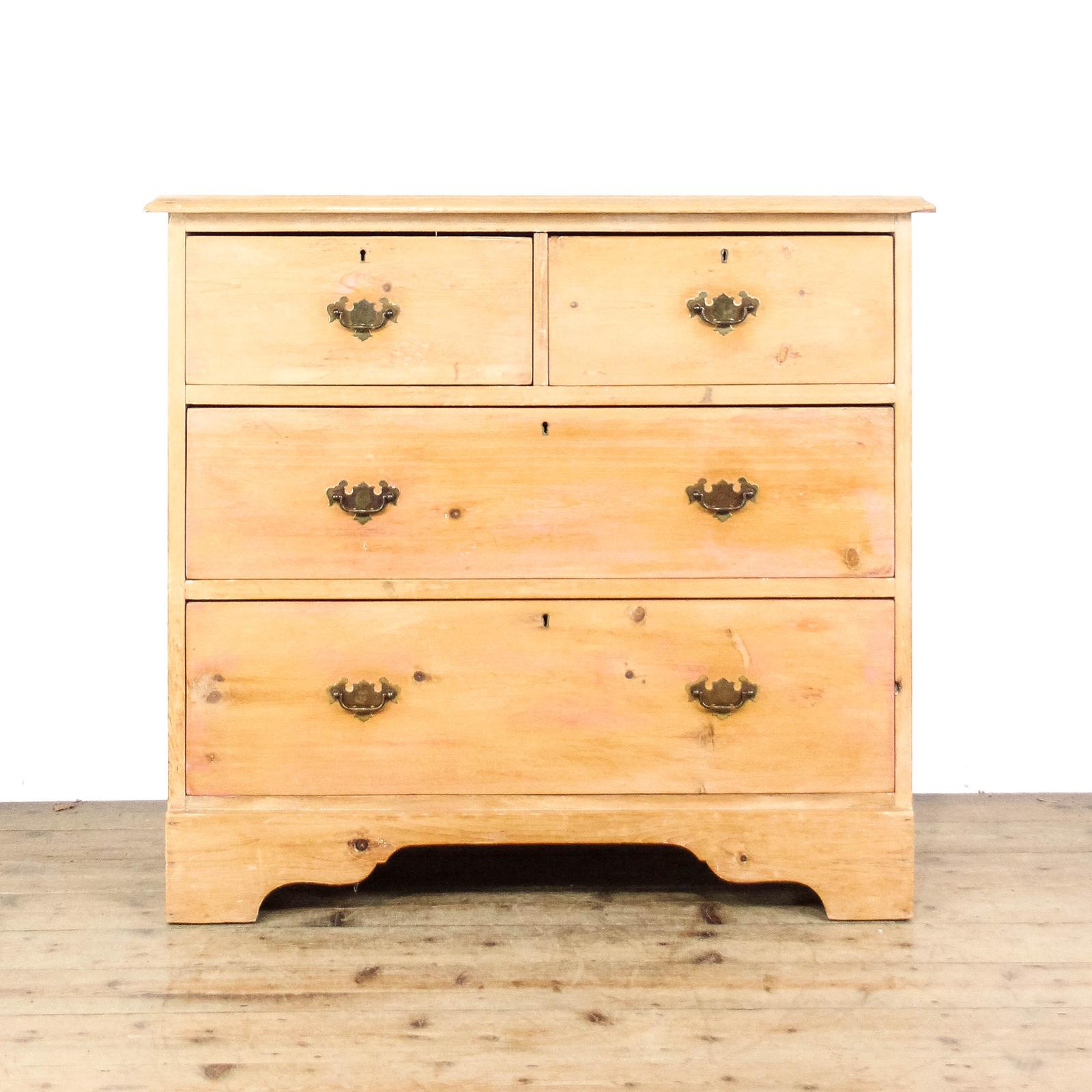 Antique Small Pine Chest of Drawers (1 of 9)