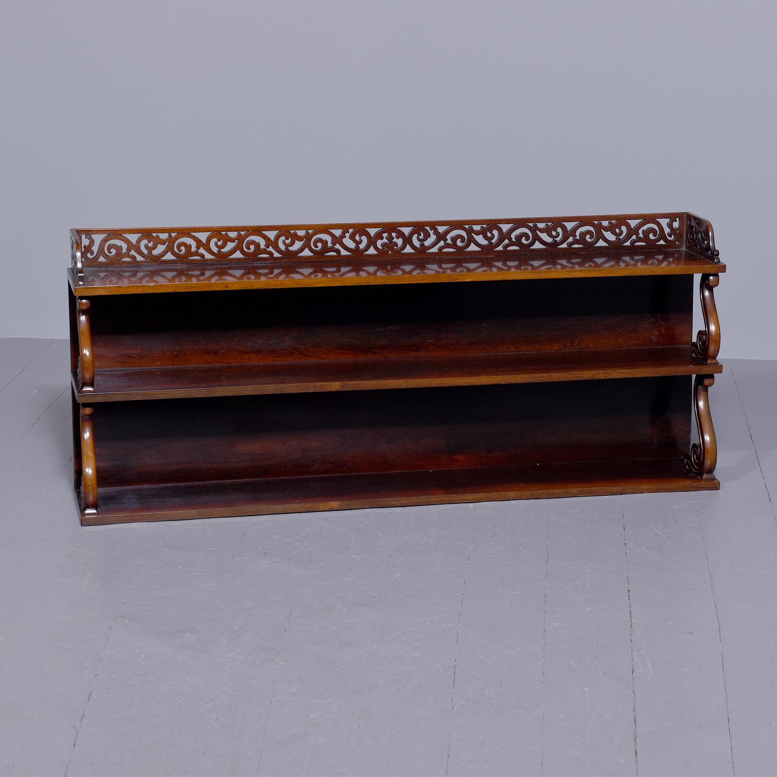 Set of William IV Rosewood Wall Shelves (1 of 6)