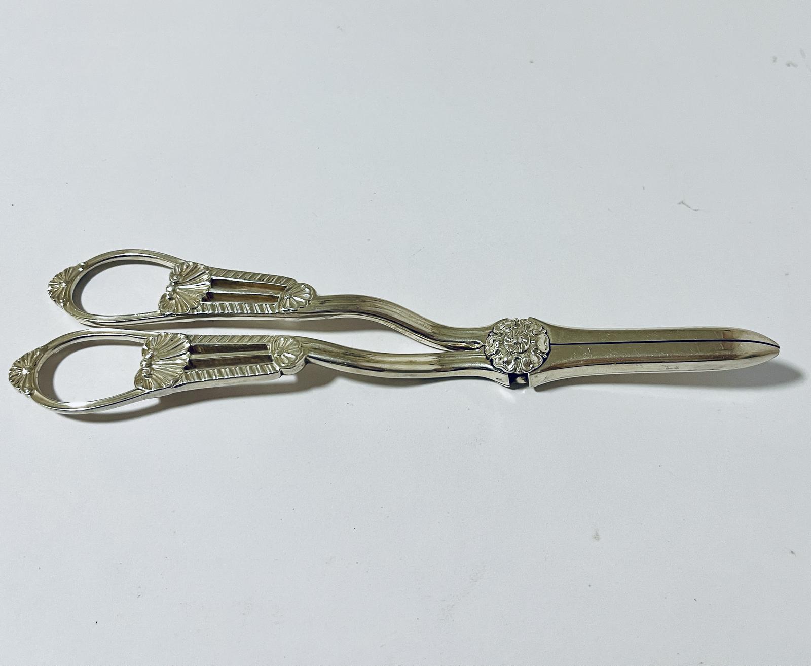 Victorian Silver Grape Scissors (1 of 12)