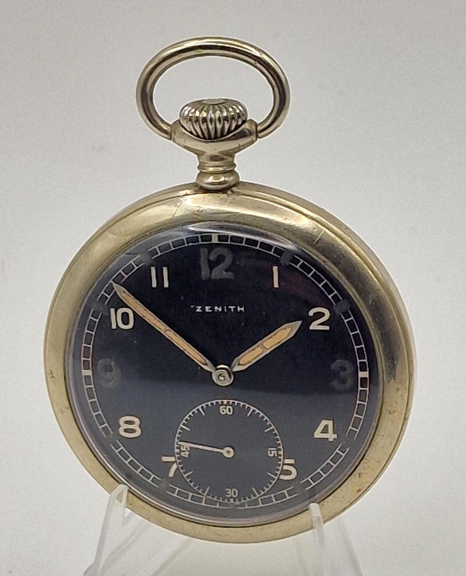 Zenith World War 2 Military Pocket Watch (1 of 4) Zenith World War 2 Military Pocket Watch (1 of 4)