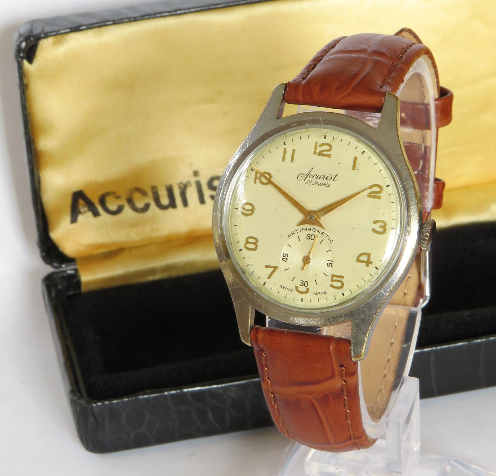 Watch: Gents 1950s Accurist Wrist Watch (1 of 6) Watch: Gents 1950s Accurist Wrist Watch (1 of 6)