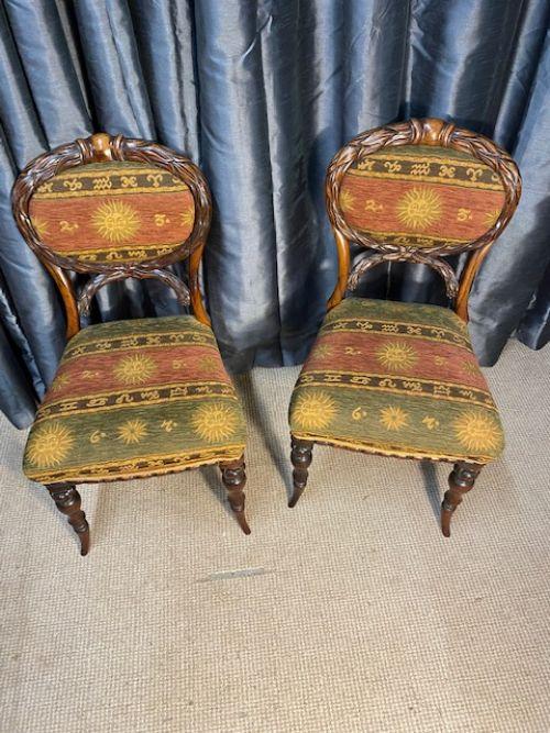 Pair of Handsome Chairs (1 of 9)