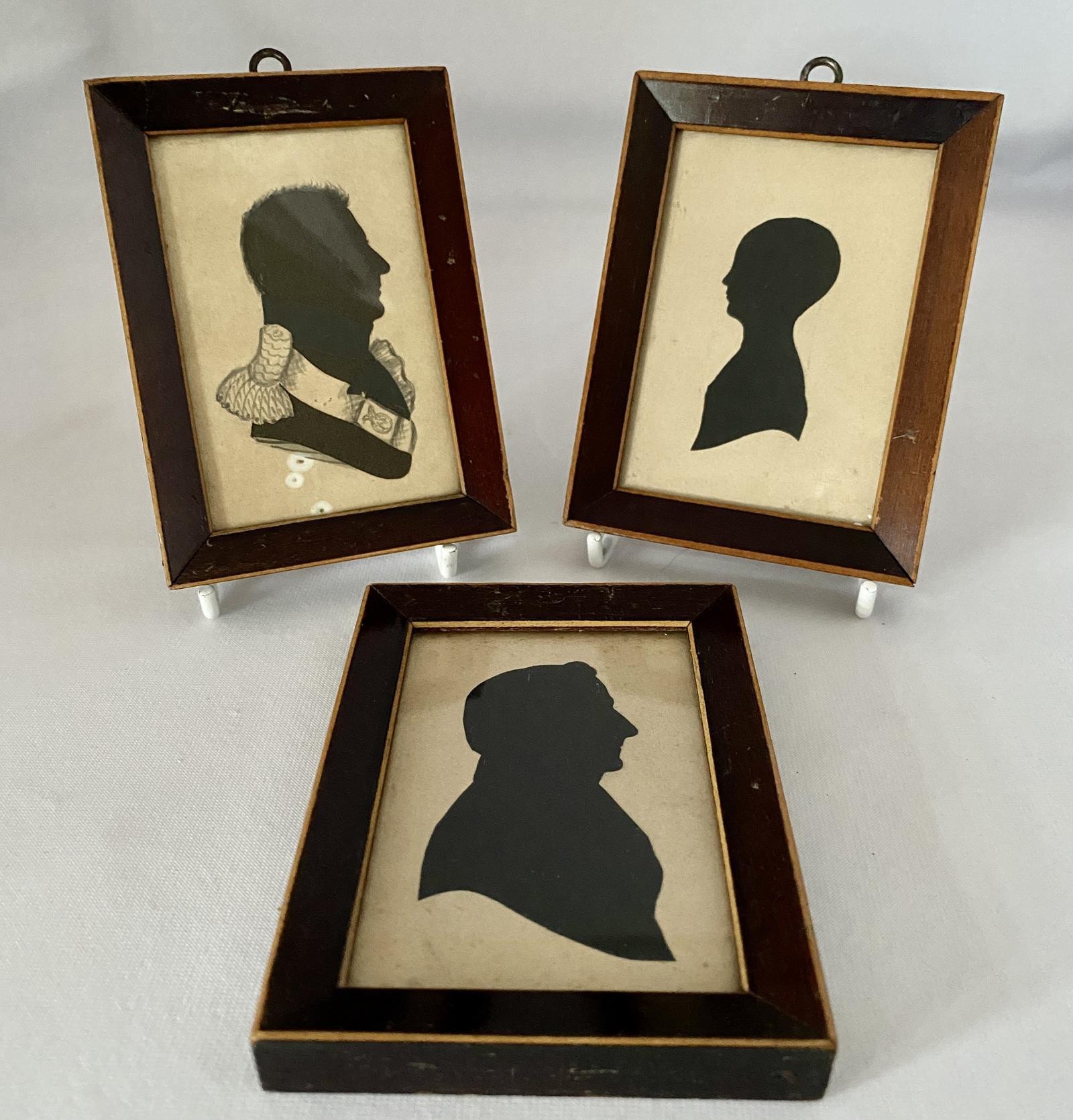 Pratt Family, Three Silhouettes. C1800. (1 of 9)