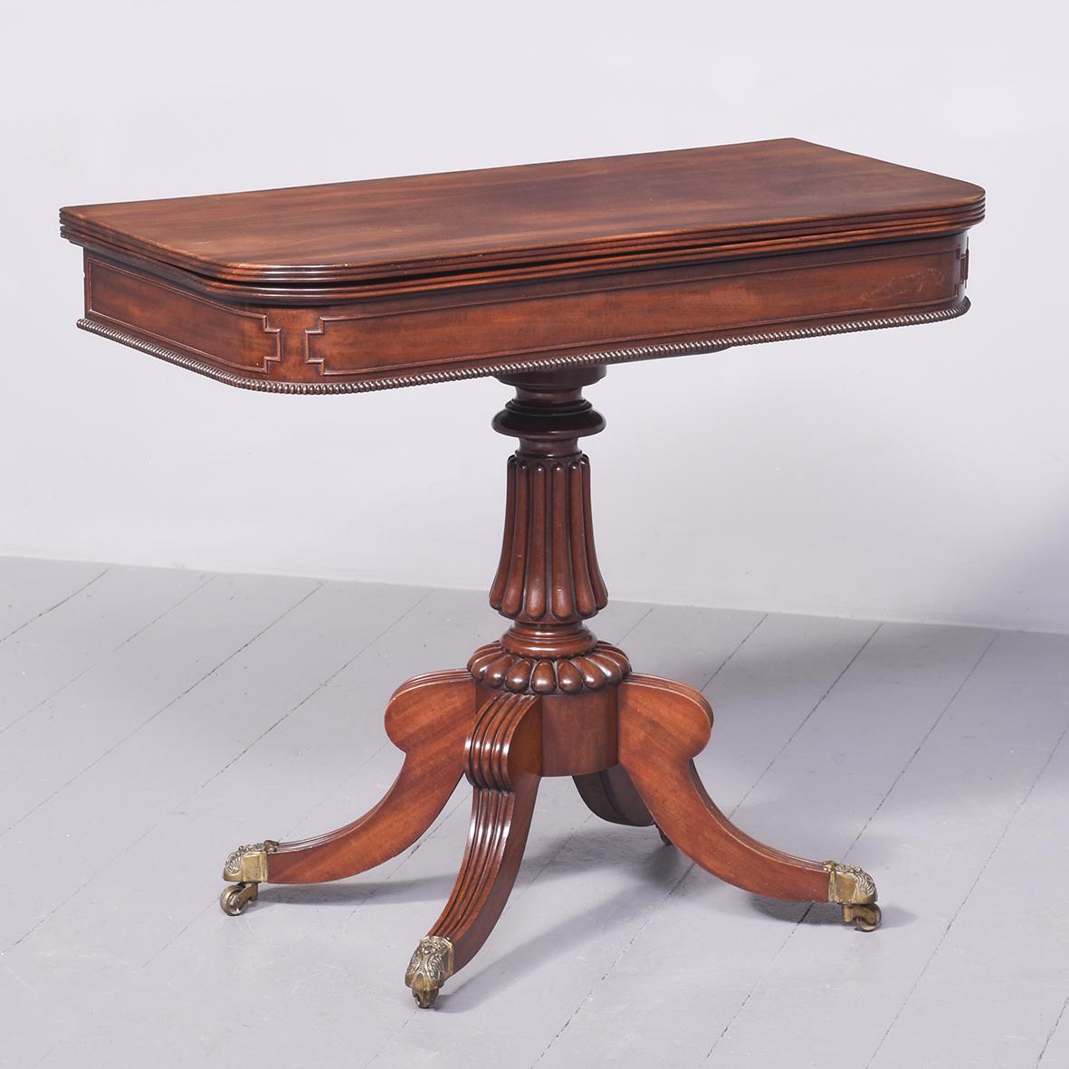 Gillows Style Fold-over Card Table (1 of 11)