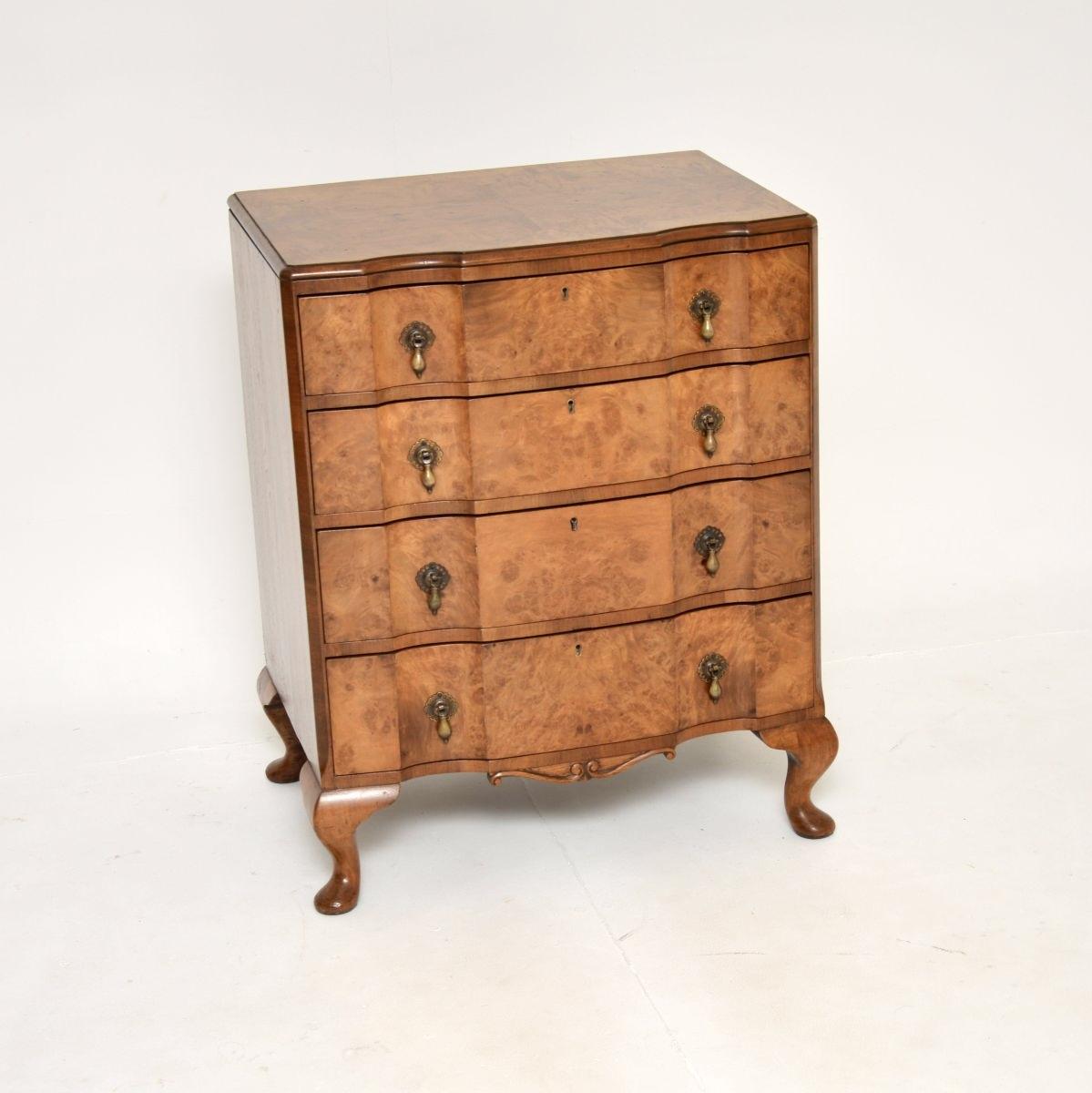 Antique Burr Walnut Chest of Drawers (1 of 11)