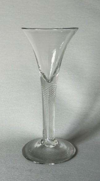 Mid 18th Century Airtwist Cordial Glass (1 of 5) Mid 18th Century Airtwist Cordial Glass (1 of 5)