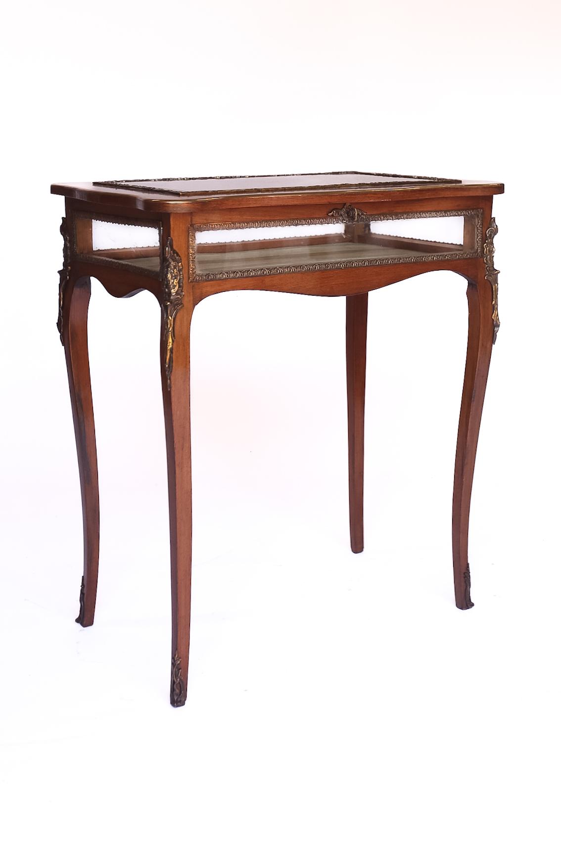 Walnut  & Inlaid Marquetry Bijouterie Cabinet (1 of 8)