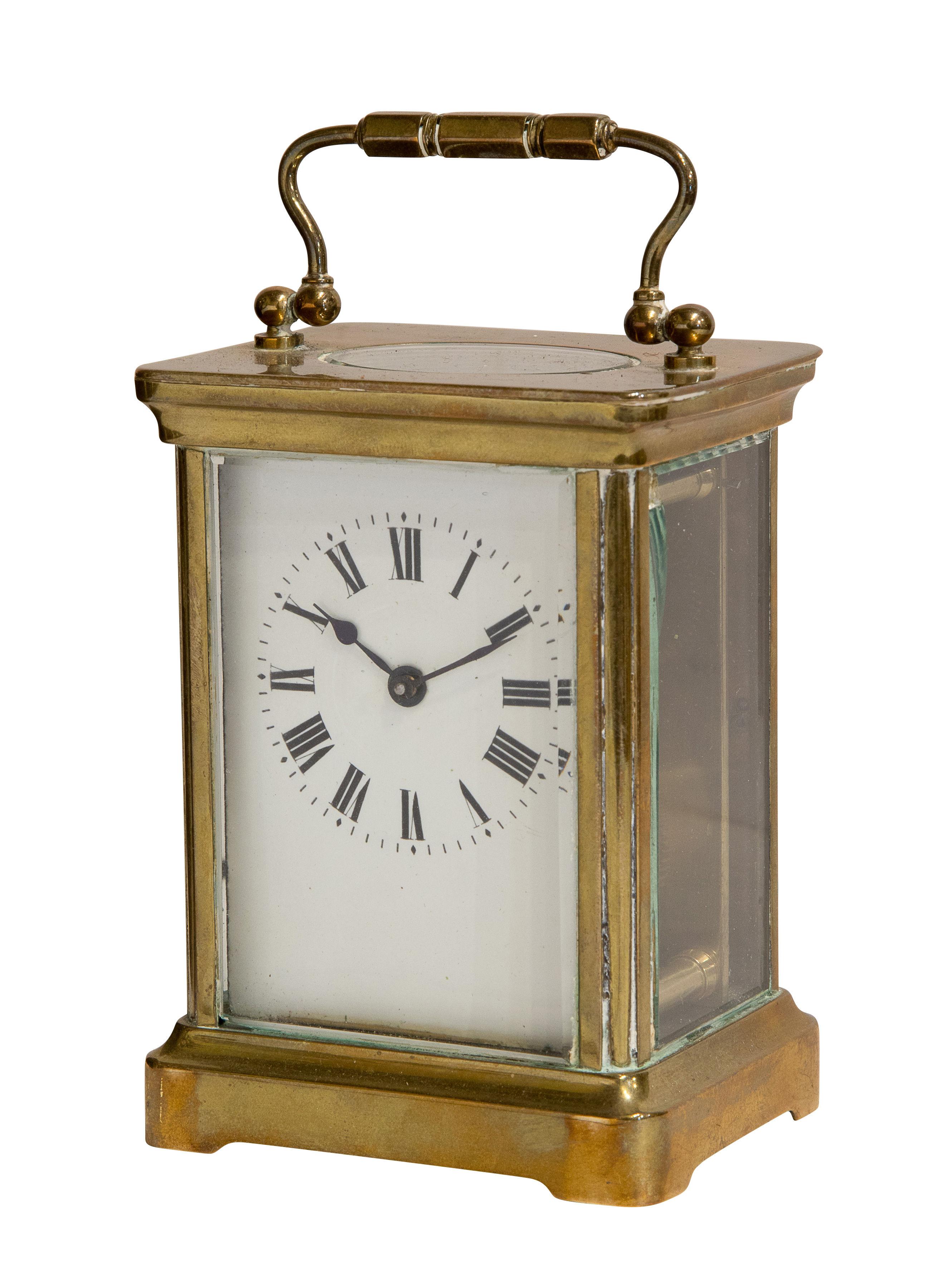 Enamel Dial French 8 Day Carriage Clock (1 of 1)
