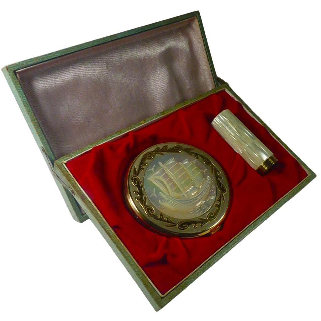 Inlaid Mother Of Pearl Vintage Vanity Set (1 of 8) Inlaid Mother Of Pearl Vintage Vanity Set (1 of 8)