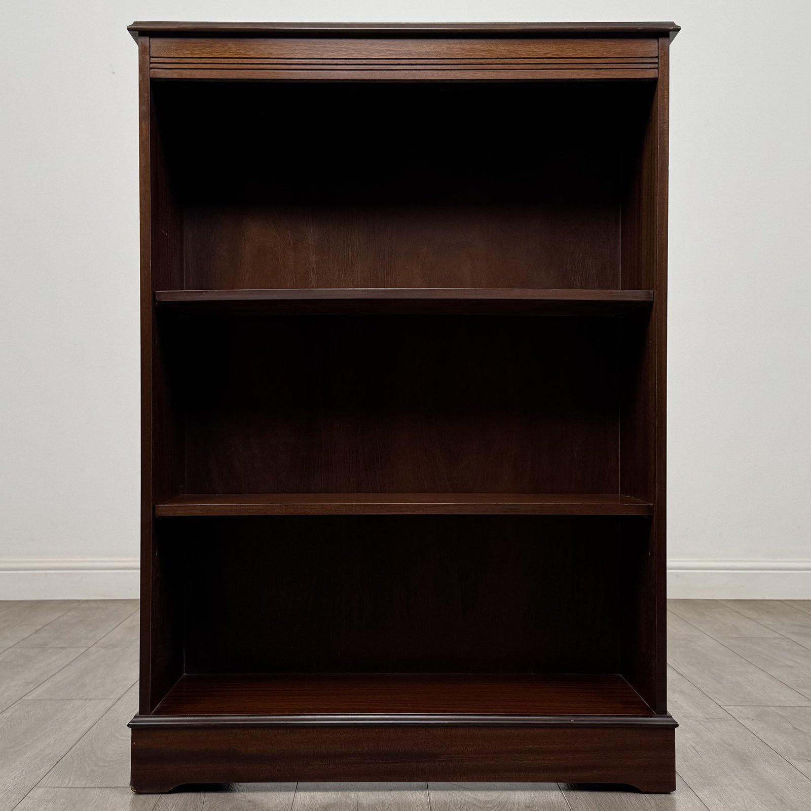 Vintage Small Regency Style Mahogany Open Bookcase | Reeded Frieze | AF-6671 (1 of 10) Vintage Small Regency Style Mahogany Open Bookcase | Reeded Frieze | AF-6671 (1 of 10)