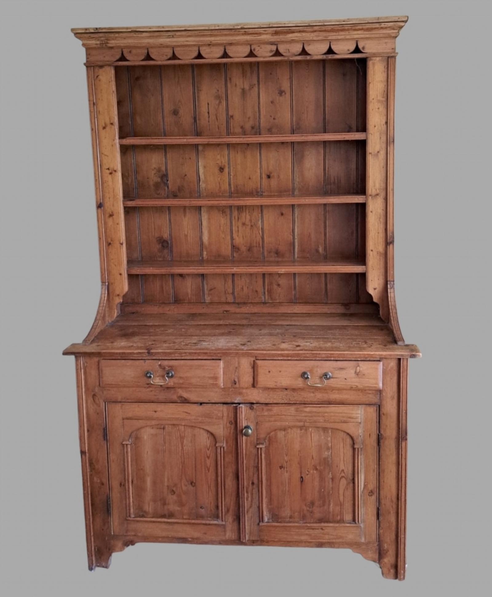 An Attractive Victorian Pine Dresser (1 of 8)