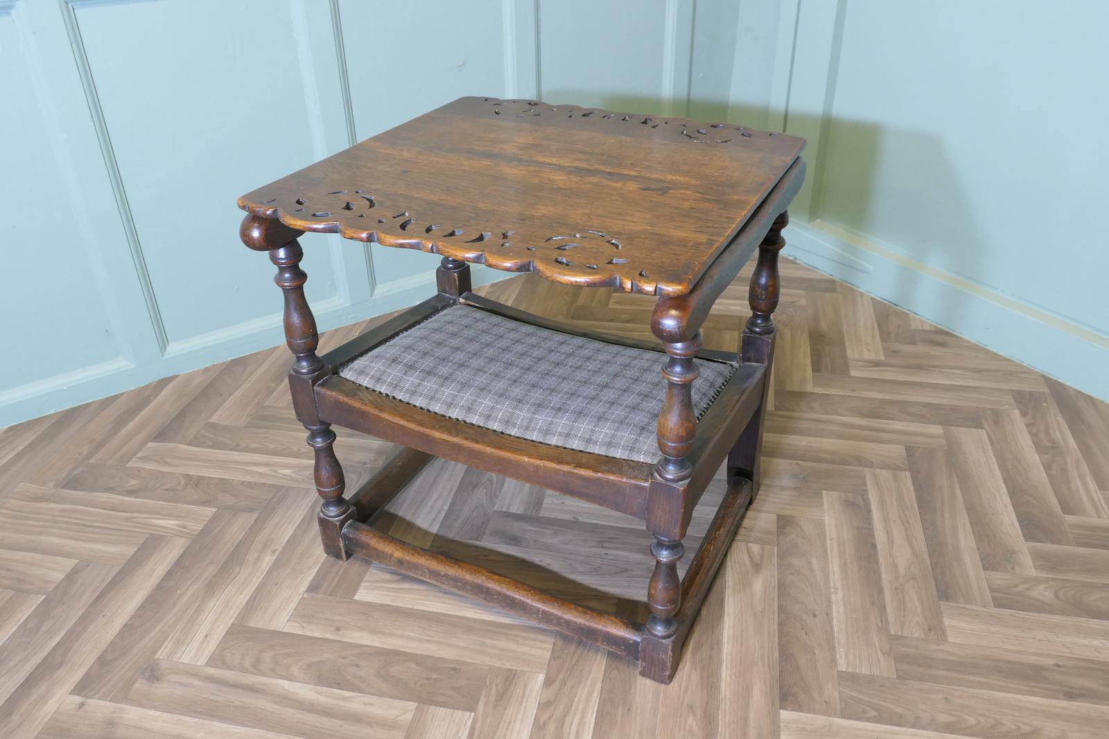 Art Deco Oak Monks Bench Coffee Table (1 of 6) Art Deco Oak Monks Bench Coffee Table (1 of 6)