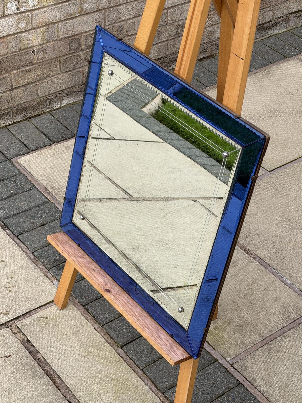 Square Blue Deco Mirror (1 of 6) Square Blue Deco Mirror (1 of 6)