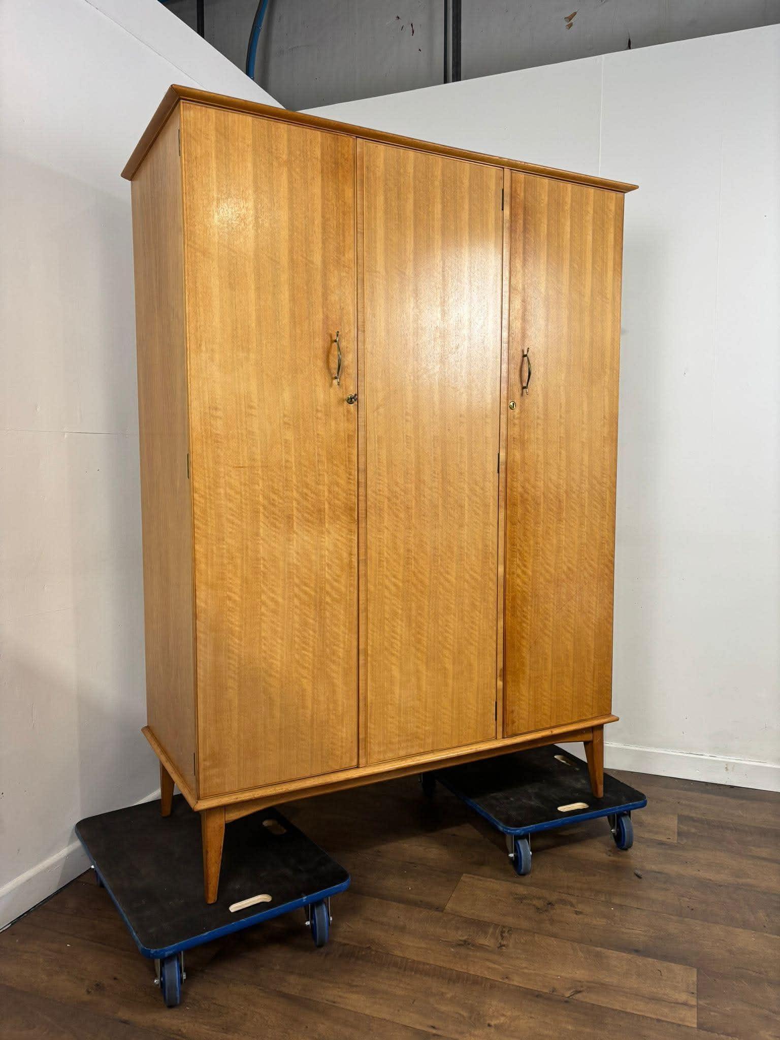 Mid Century Walnut Triple Wardrobe by Alfred Cox for Heals (1 of 15) Mid Century Walnut Triple Wardrobe by Alfred Cox for Heals (1 of 15)