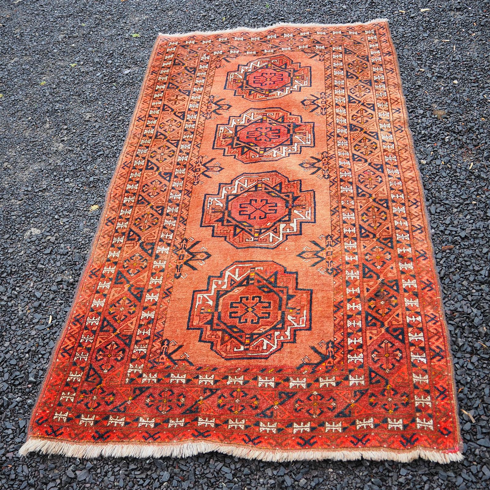 Antique Tekke Turkoman Rug. Nice Colours (1 of 6) Antique Tekke Turkoman Rug. Nice Colours (1 of 6)