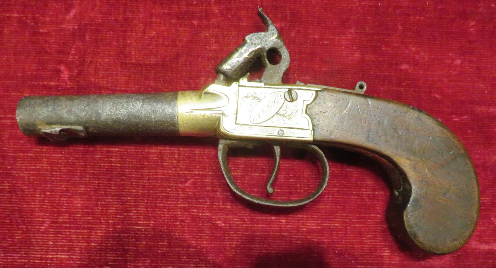 Percussion Pistol by Gillet of Bristol (1 of 3)