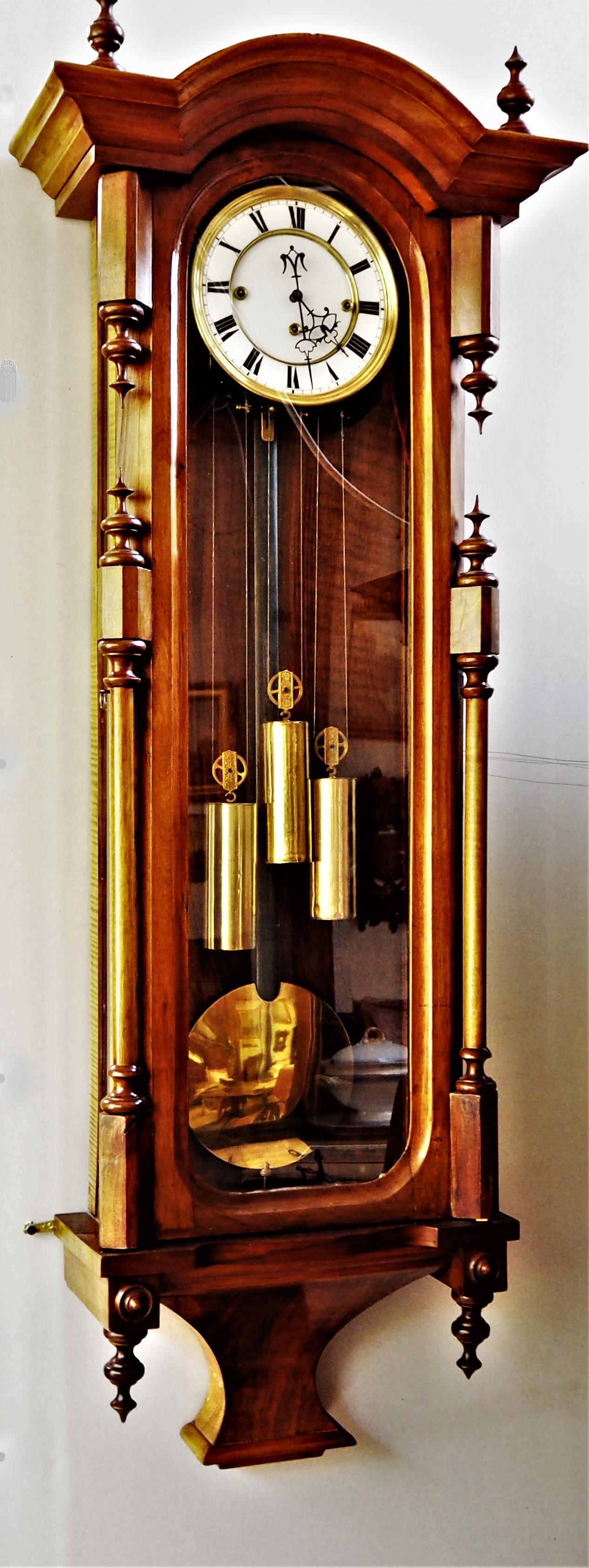 Walnut Grand Sonnerie Wall Clock (1 of 1) Walnut Grand Sonnerie Wall Clock (1 of 1)