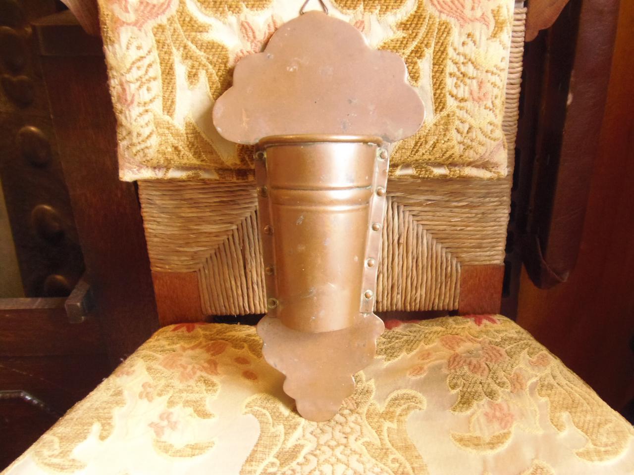 Arts & Crafts Copper Wall Pocket (1 of 5) Arts & Crafts Copper Wall Pocket (1 of 5)