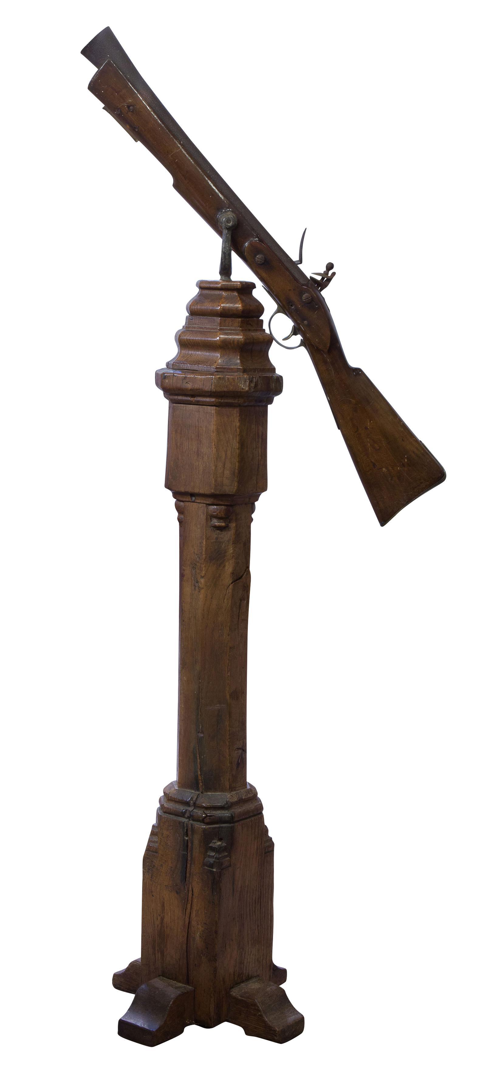 A Large Early 19th Century Iron Barrelled Blunderbuss. (1 of 10) A Large Early 19th Century Iron Barrelled Blunderbuss. (1 of 10)