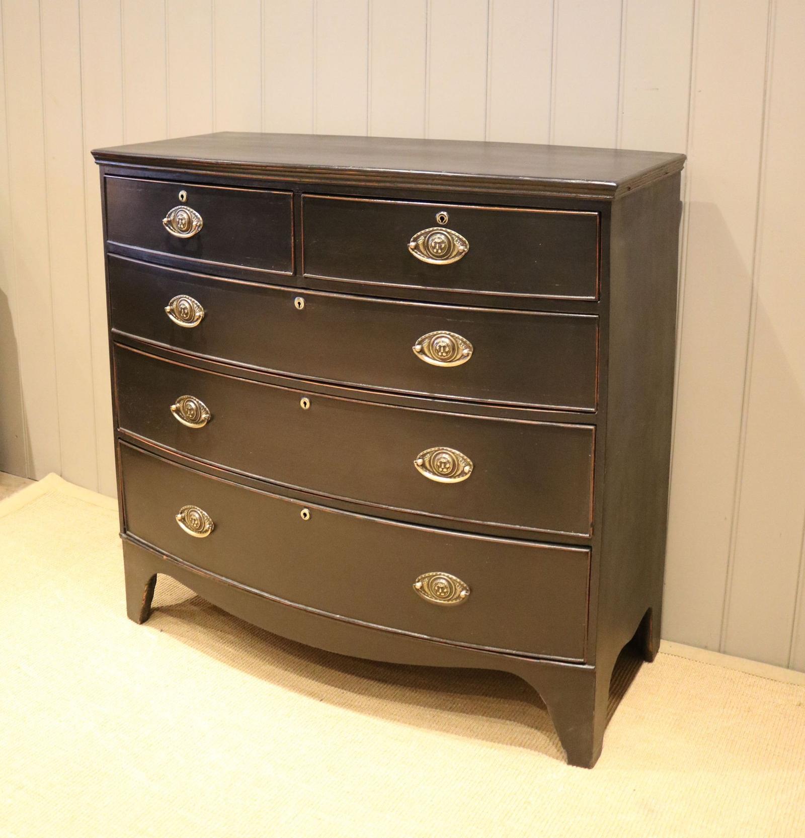 Painted Bow Front Chest of Drawers (1 of 10) Painted Bow Front Chest of Drawers (1 of 10)