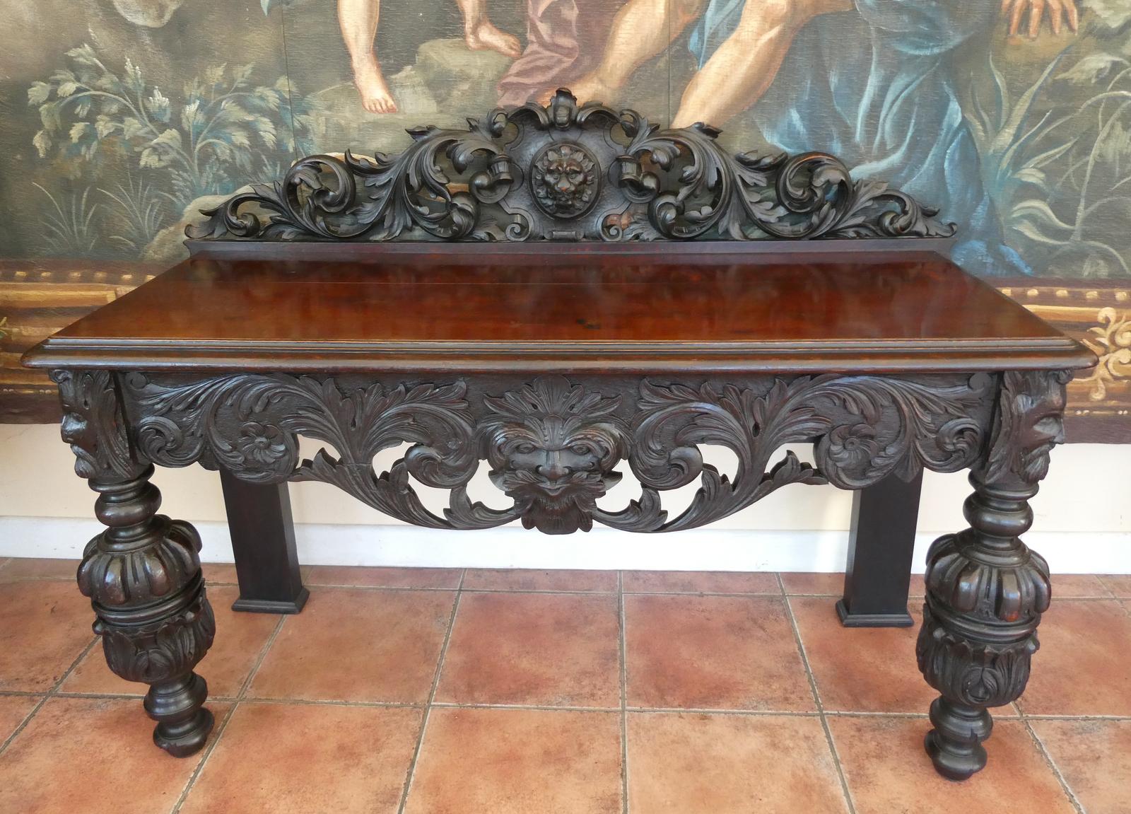 Side Table/hall Table Country Oak Green Man 1730 (1 of 24) Side Table/hall Table Country Oak Green Man 1730 (1 of 24)