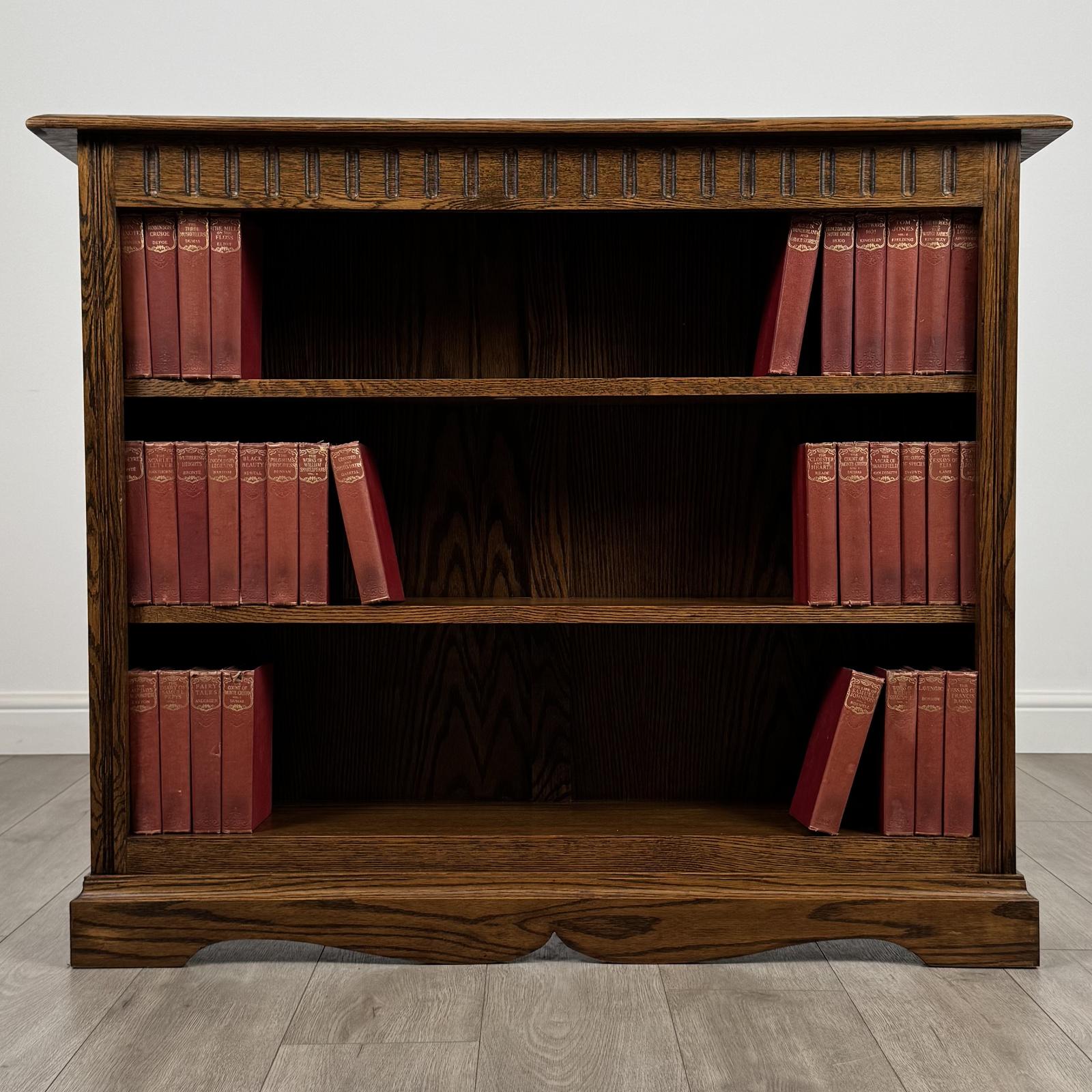 Antique 20th Century Open Bookcase in Oak (1 of 10) Antique 20th Century Open Bookcase in Oak (1 of 10)