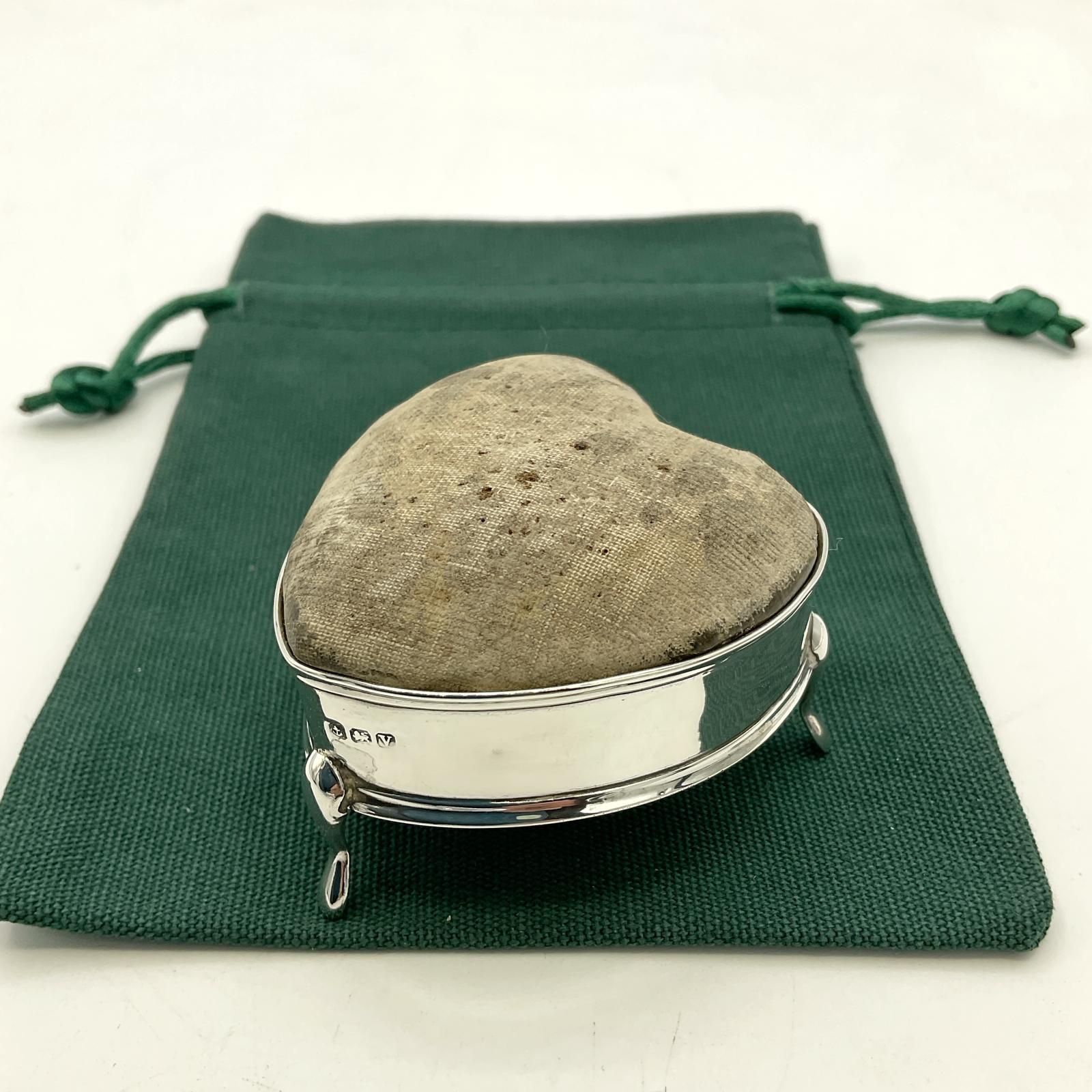 Antique Sterling Silver Pin Cushion (1 of 20) Antique Sterling Silver Pin Cushion (1 of 20)