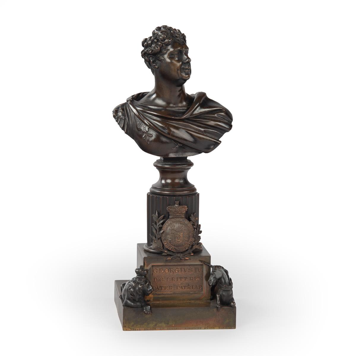 Rare Bronze Bust of King George IV - Retailed by Rundell, Bridge & Rundell c.1821 (1 of 8)