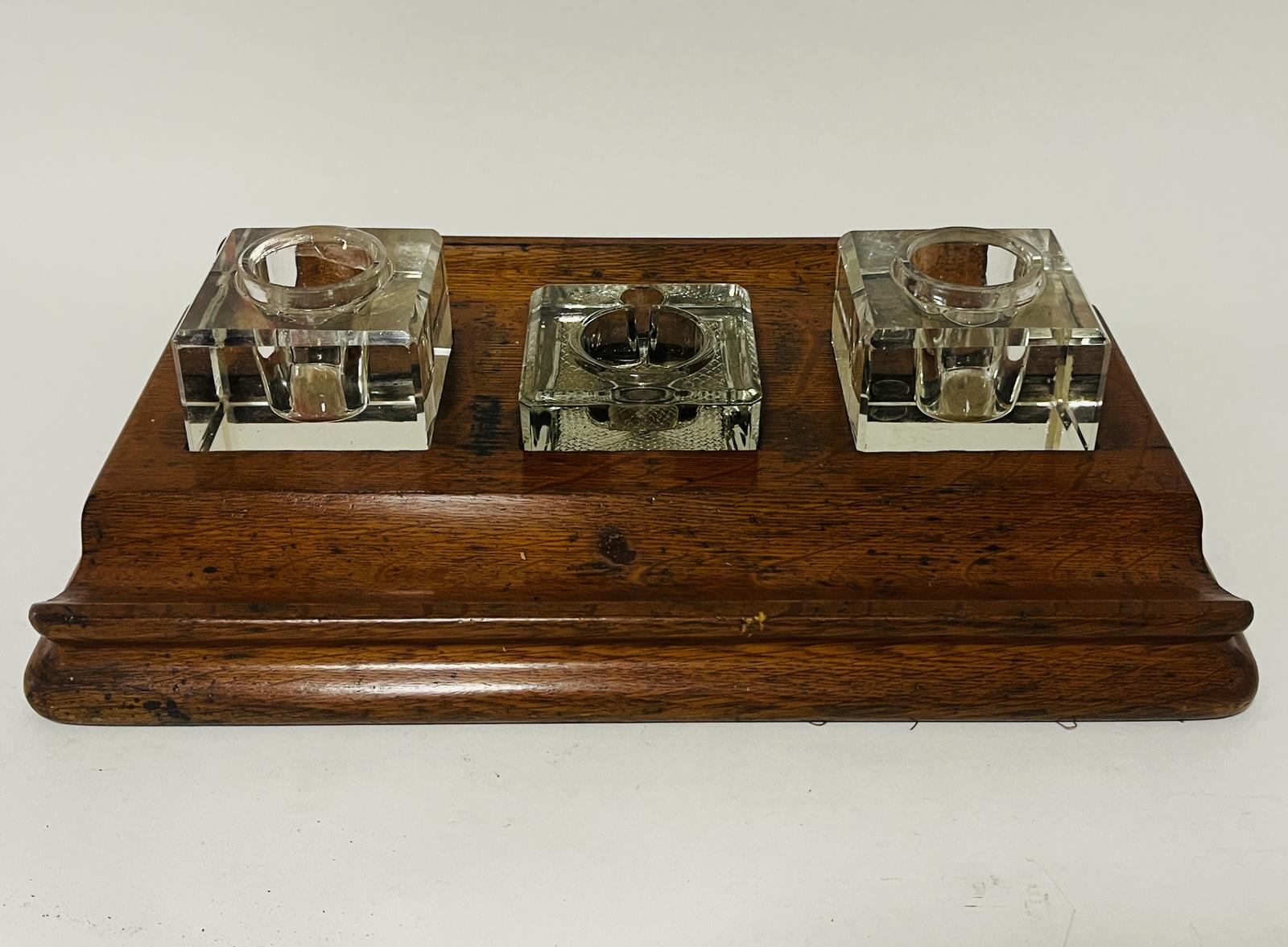 Large Edwardian Oak Desk Stand (1 of 10) Large Edwardian Oak Desk Stand (1 of 10)