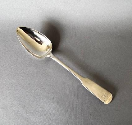 Georgian Scottish Silver 'Oar End' Tablespoon (1 of 5)