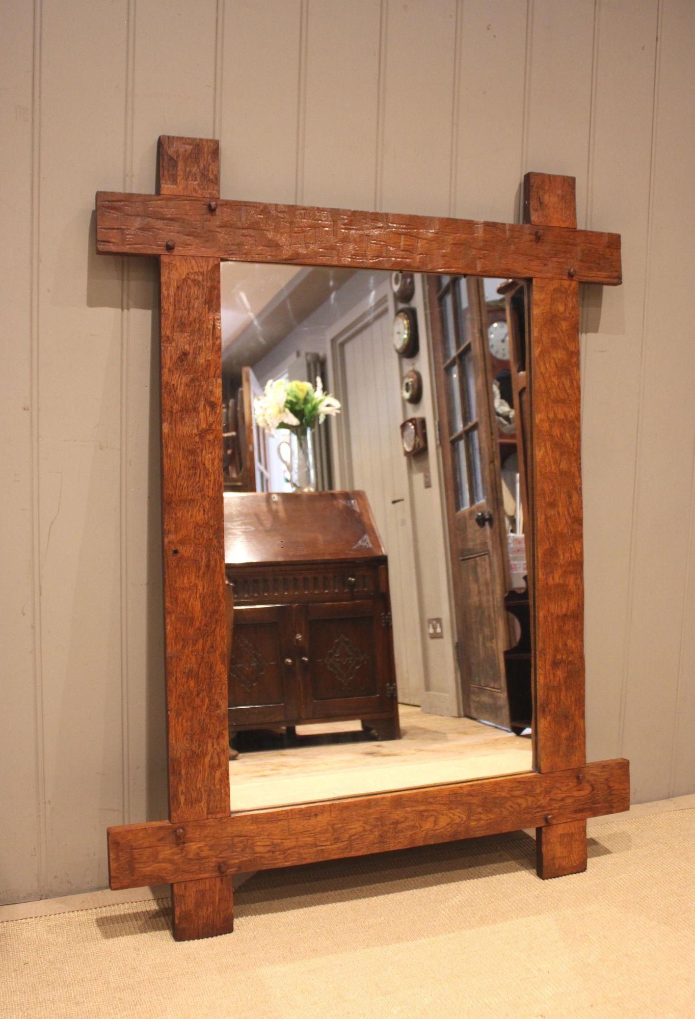 Large Solid Oak Mirror (1 of 12)