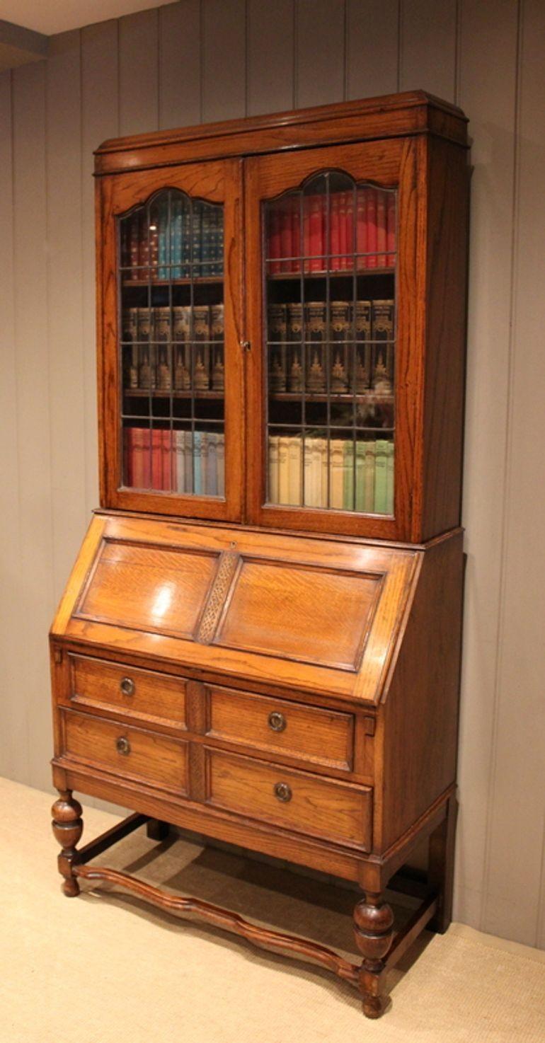 Oak Bureau Bookcase (1 of 11) Oak Bureau Bookcase (1 of 11)