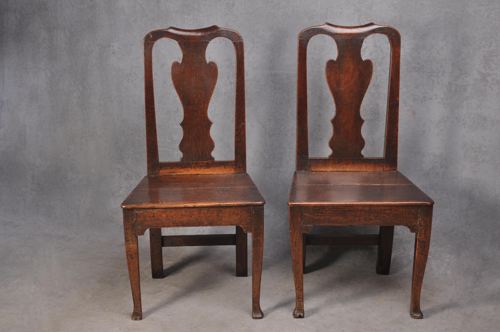 Pair Of Early 18th Century Oak Side Chairs (1 of 6) Pair Of Early 18th Century Oak Side Chairs (1 of 6)