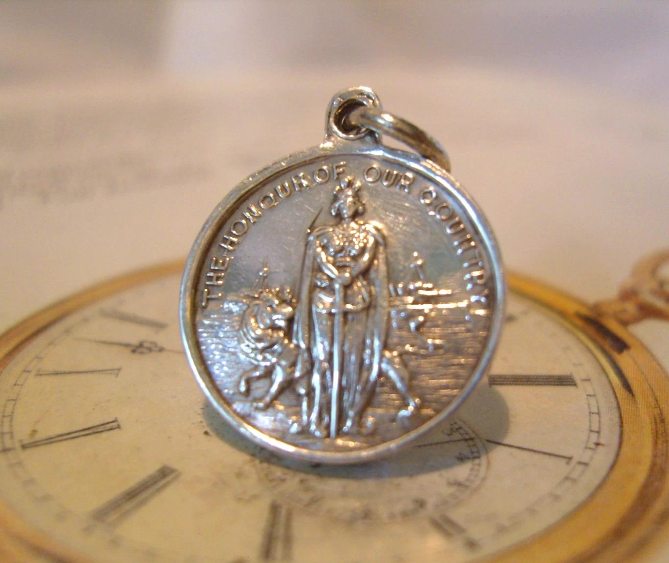Pocket Watch Chain Fob 1914 WW1 'for The Peace In Europe' (1 of 5) Pocket Watch Chain Fob 1914 WW1 'for The Peace In Europe' (1 of 5)