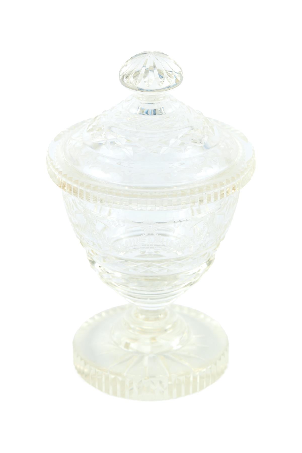 Antique Cut Glass Jar (1 of 10)